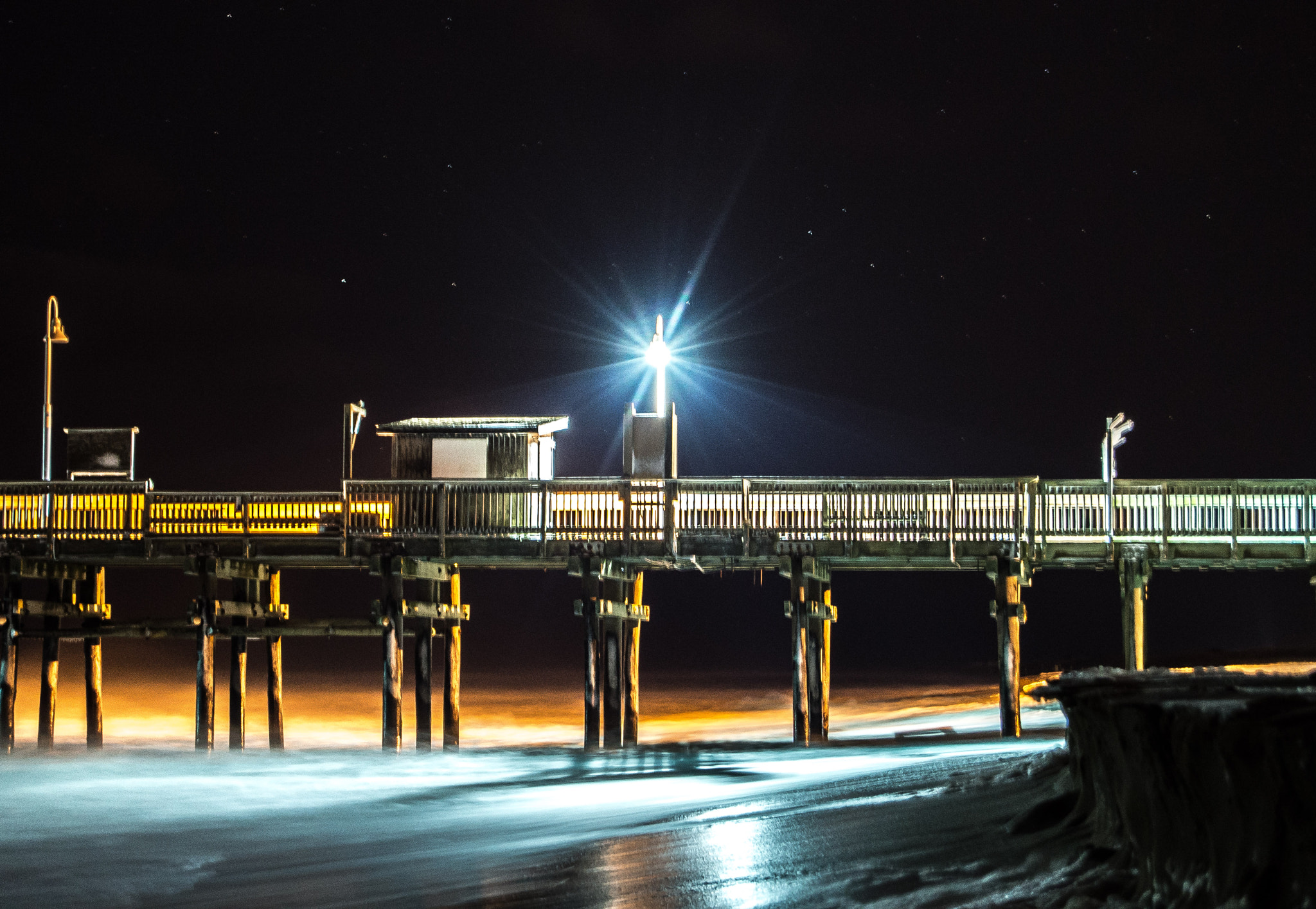 Nikon D600 sample photo. The source of everything. sandbridge pier, va photography