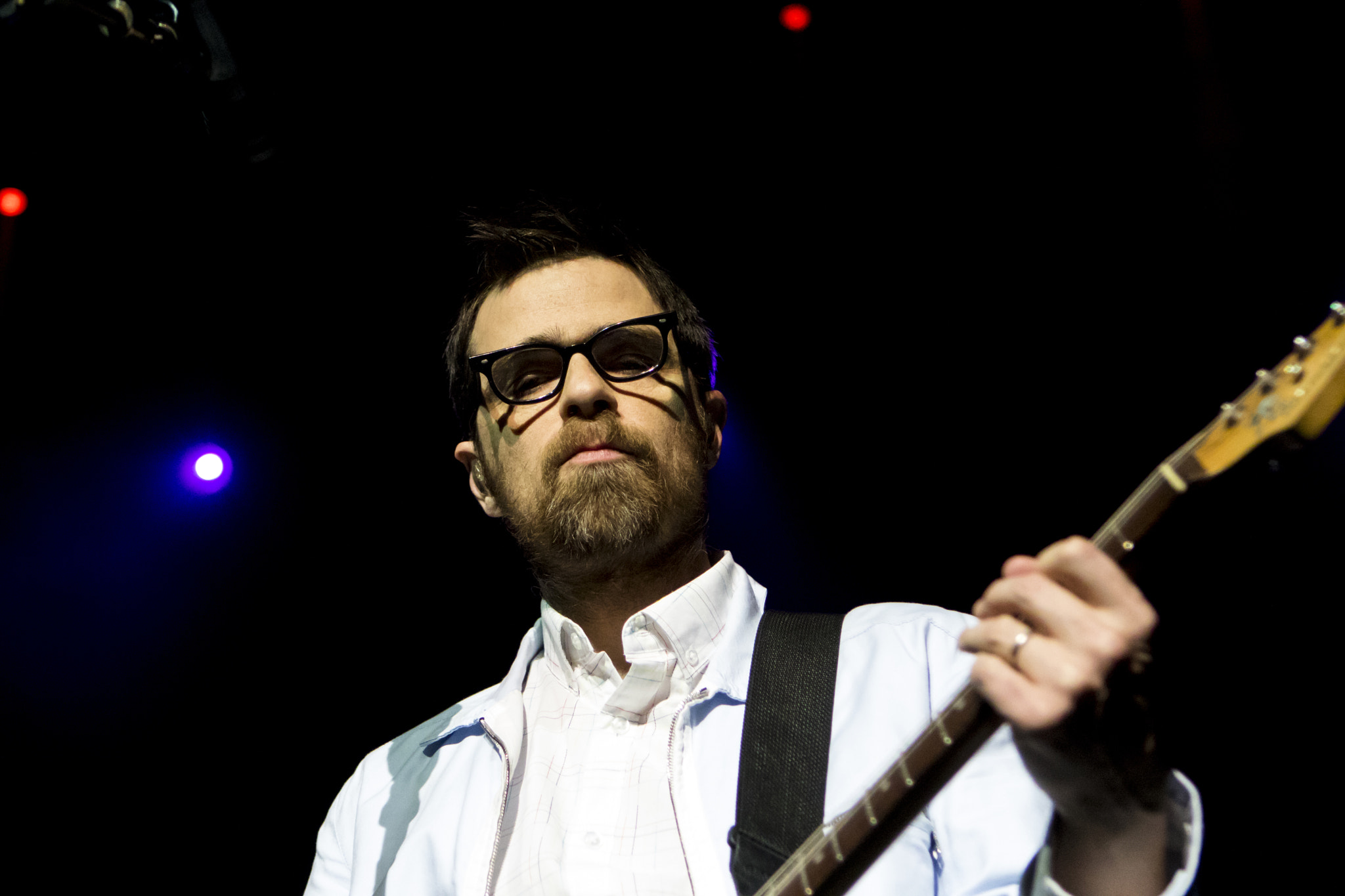 Canon EF 24-70mm F2.8L USM sample photo. Rivers cuomo of weezer performs during night two of holiday havoc at the pearl concert theater at... photography