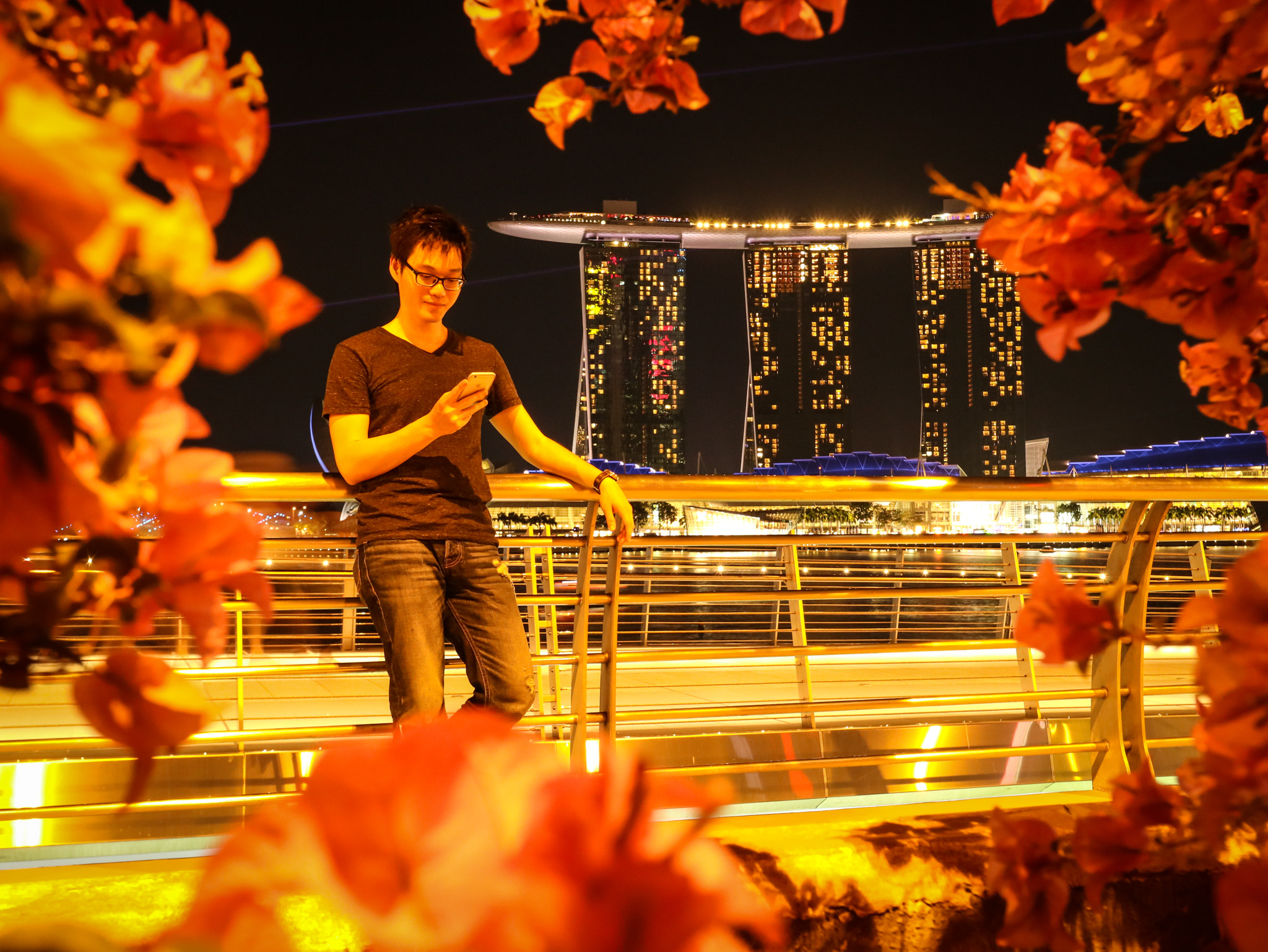 Canon EF-M 11-22mm F4-5.6 IS STM sample photo. Marina bay sands @ singapore photography