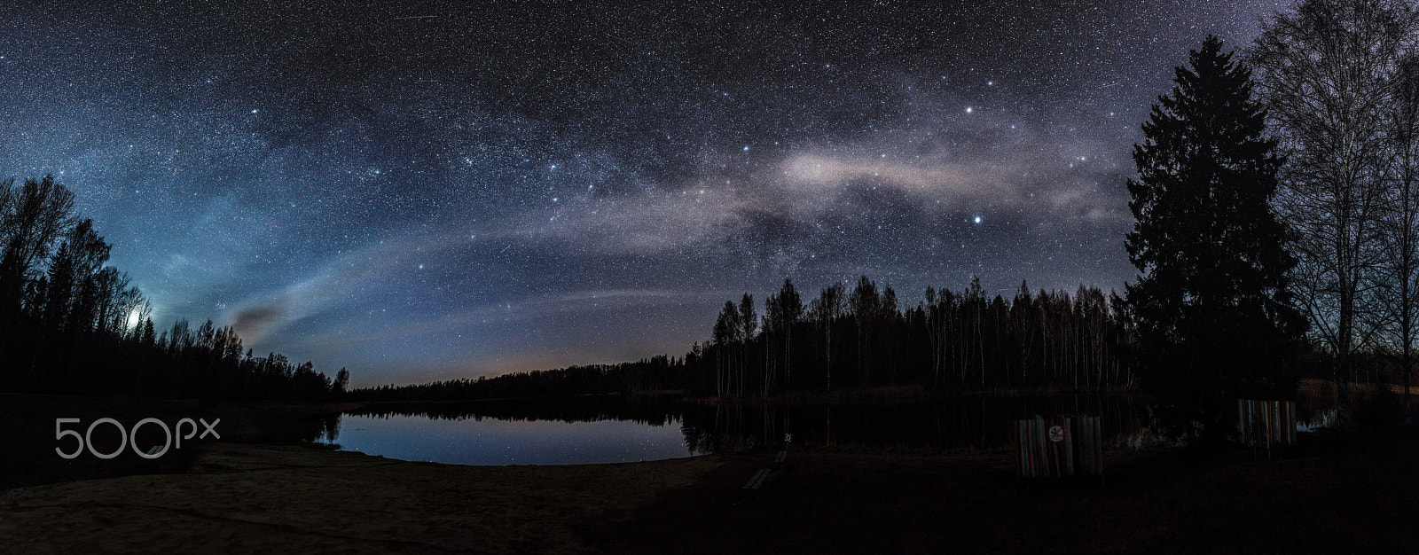 Pentax K-50 + Sigma 18-35mm F1.8 DC HSM Art sample photo. Milky way galaxy over karksi-nuia lake photography