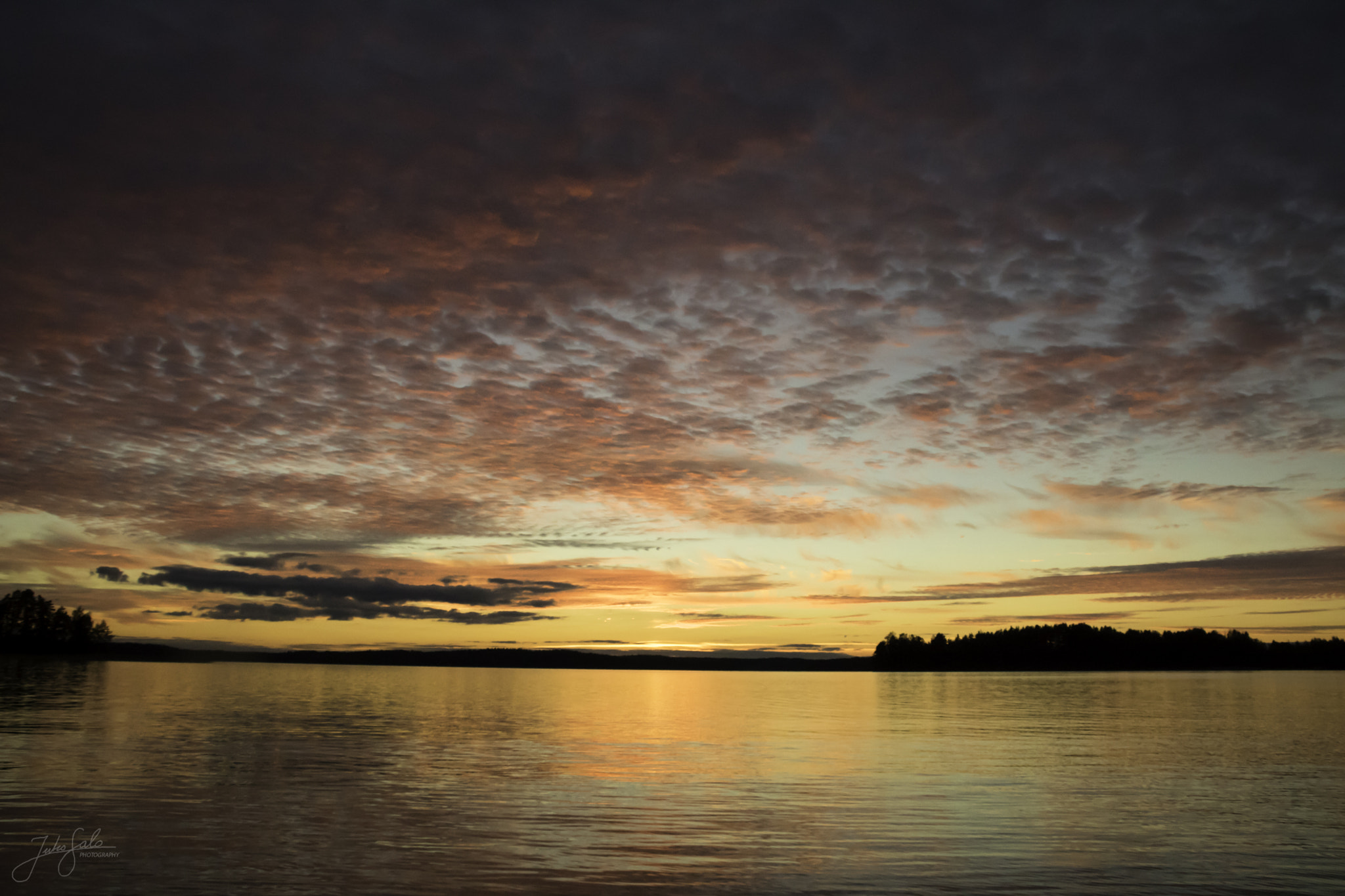 Canon EF 75-300mm F4.0-5.6 IS USM sample photo. Beautiful sunset landscape in finland photography