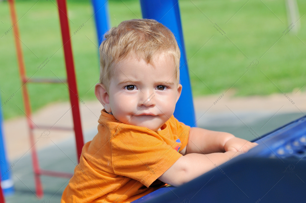 Tamron SP 24-70mm F2.8 Di VC USD sample photo. Little boy in the park facing forward photography