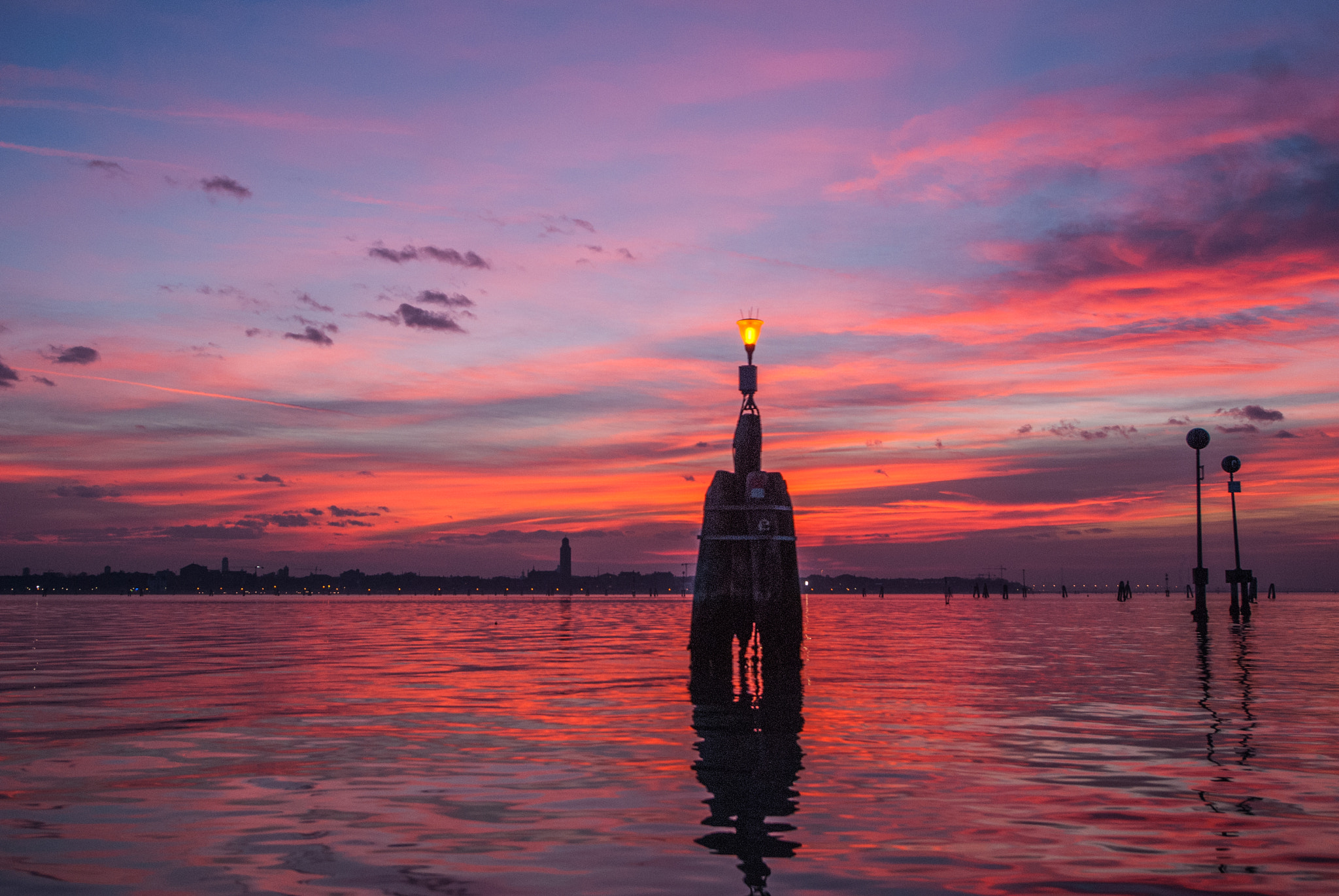 Nikon AF-S Nikkor 14-24mm F2.8G ED sample photo. Venice sunset photography