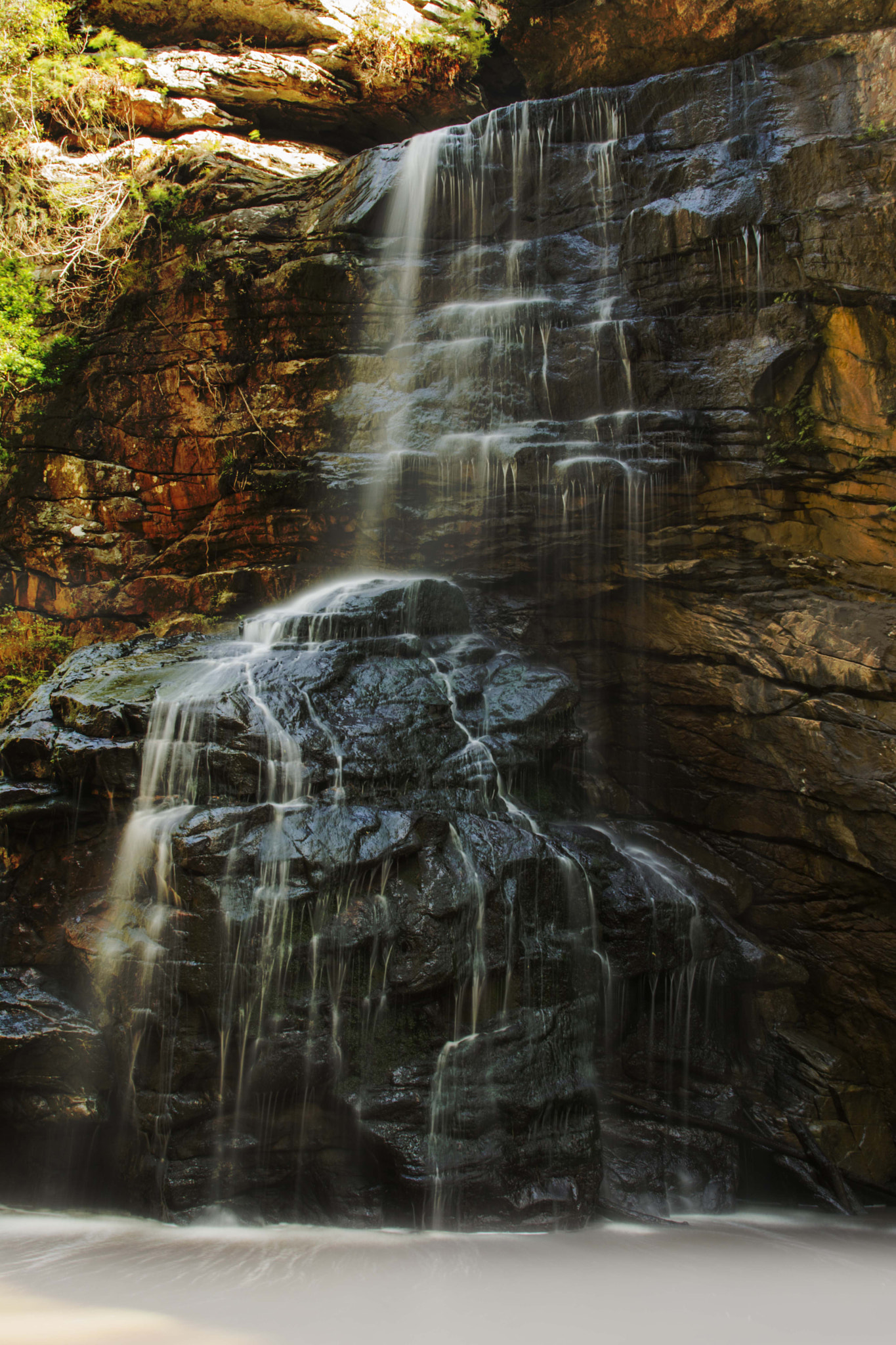 Nikon AF-S Nikkor 24-120mm F4G ED VR sample photo. Waterfall photography