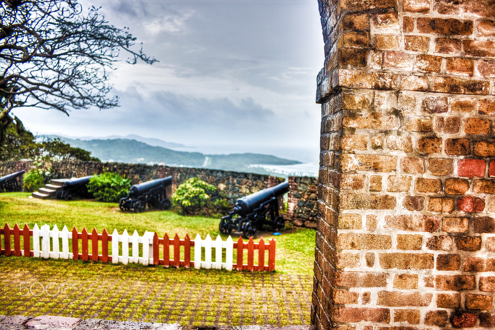 Canon EF-S 18-55mm F3.5-5.6 II sample photo. Fort george tobago photography
