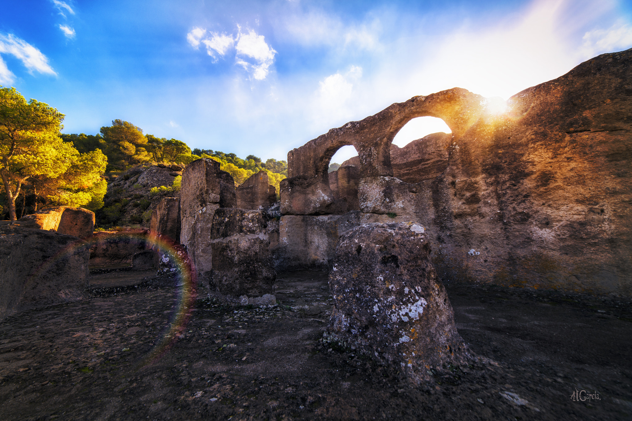 Samyang 14mm F2.8 ED AS IF UMC sample photo. Ruinas de bobastro photography