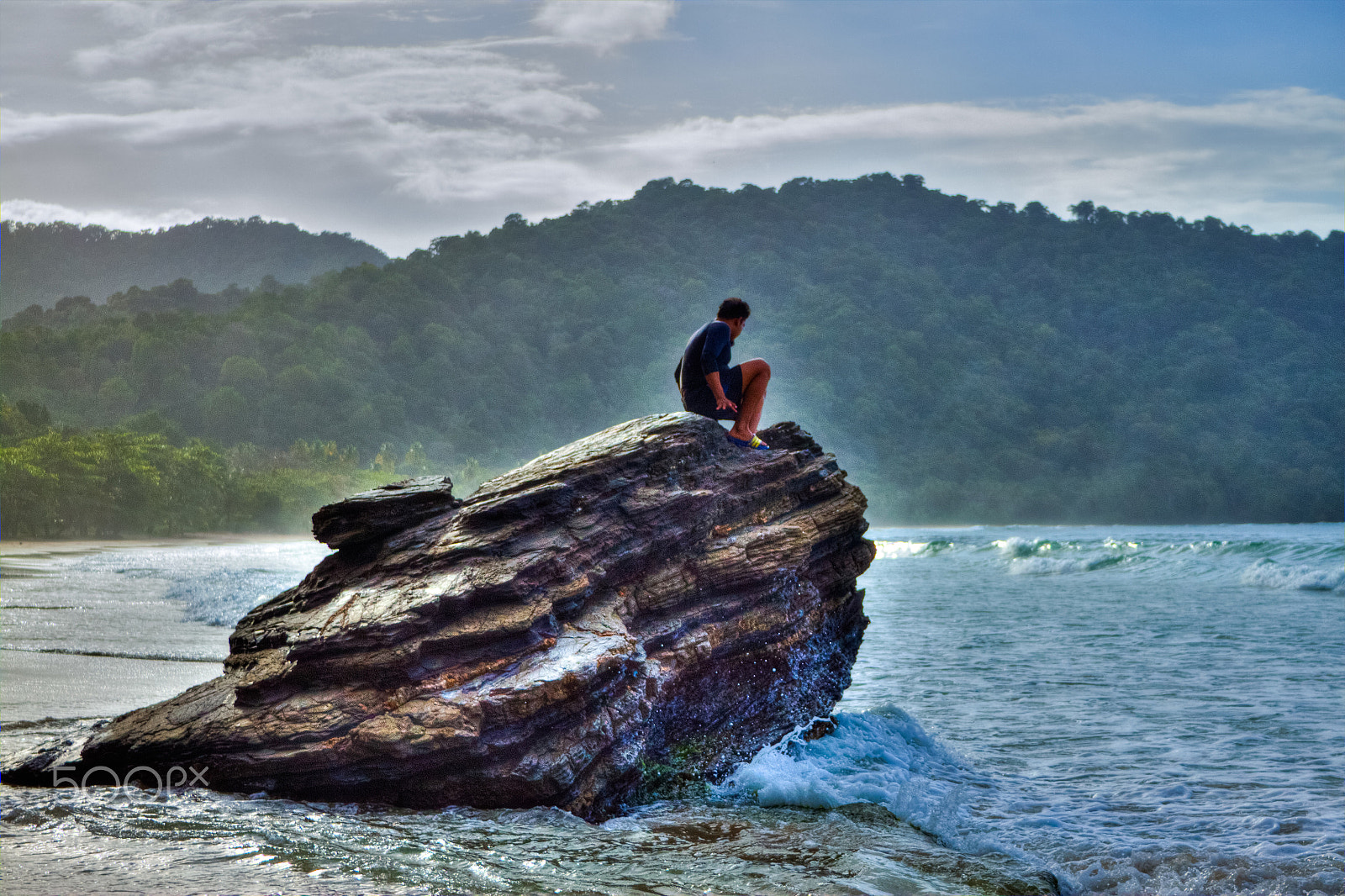 Canon EF-S 18-55mm F3.5-5.6 II sample photo. Las cuevas beach trinidad photography