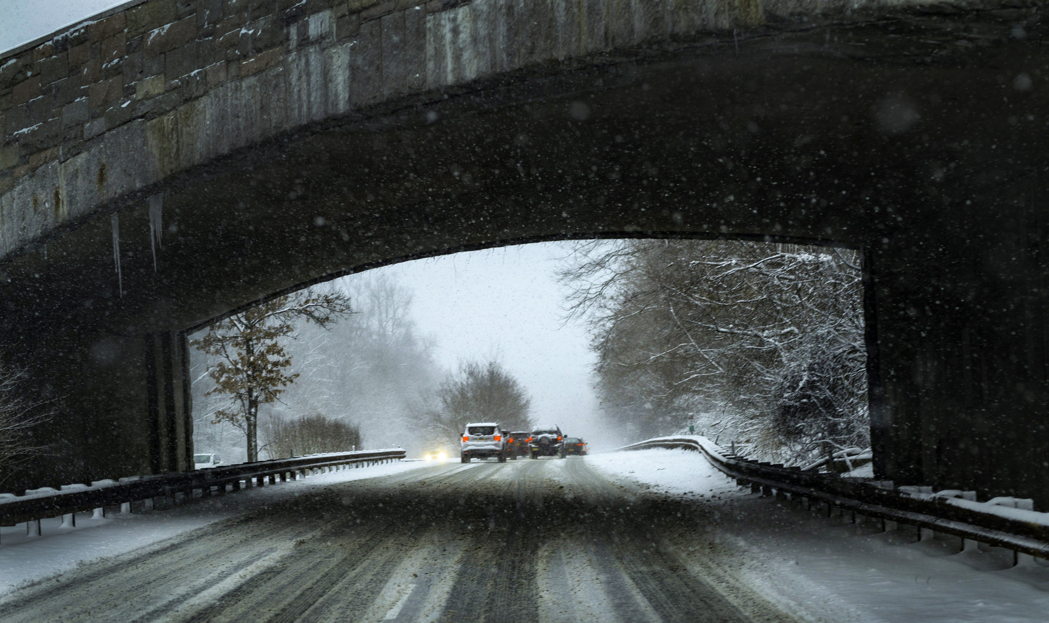 Hasselblad H6D + HC 80 sample photo. A snowy road photography