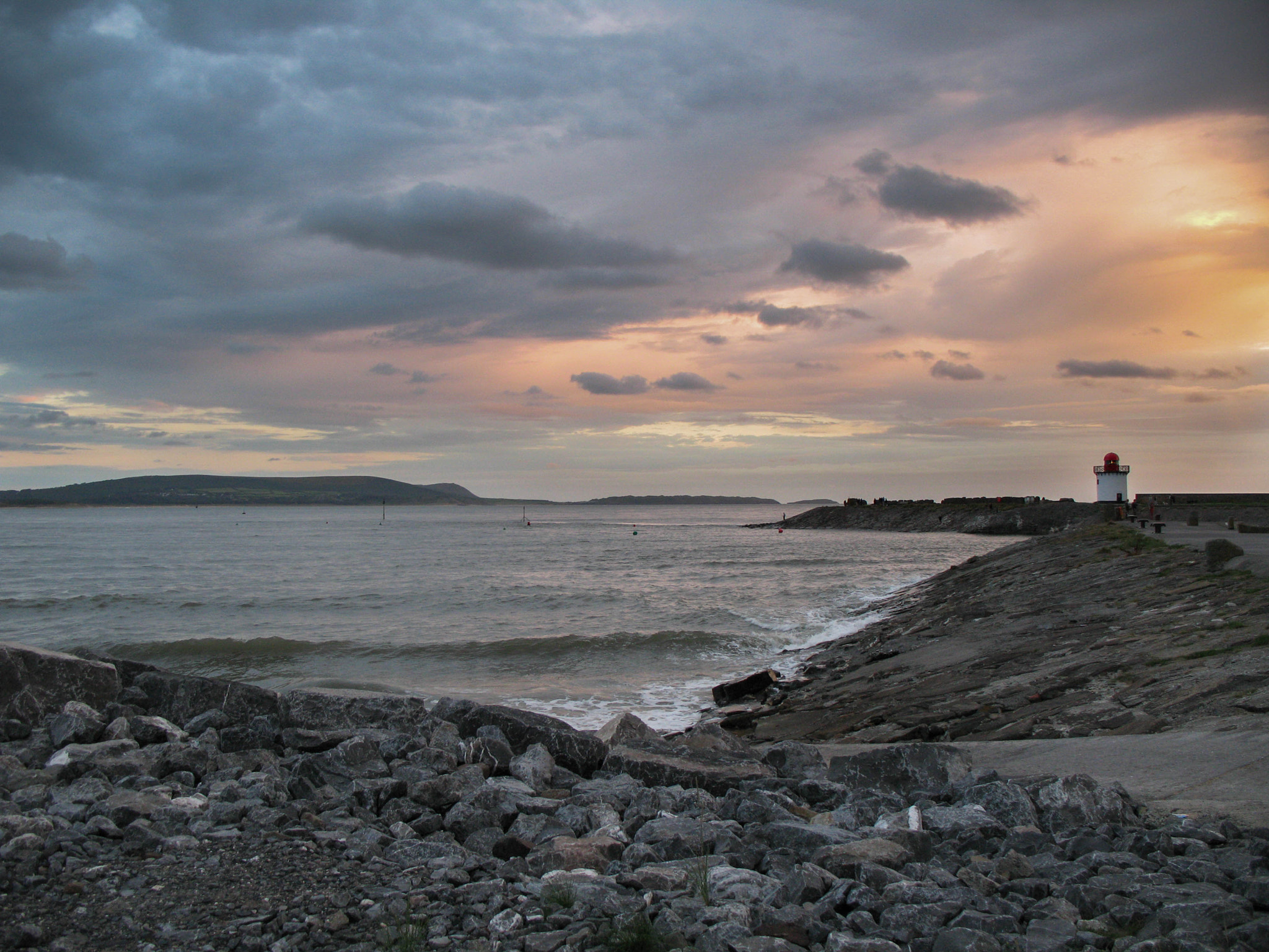 Canon POWERSHOT A640 sample photo. Burry port sunset photography