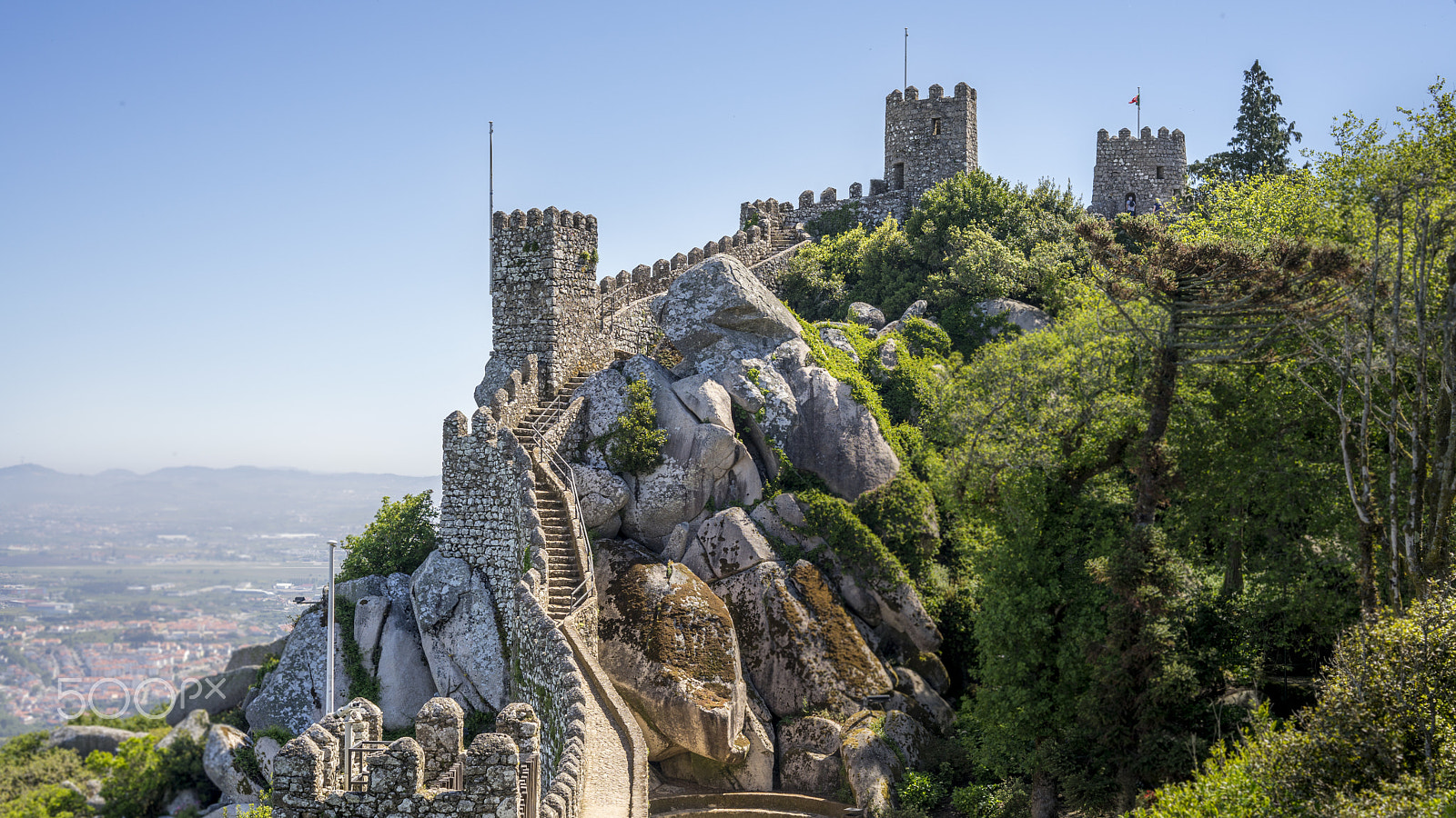 E 50mm F2 sample photo. Mouros (castle of moors) photography