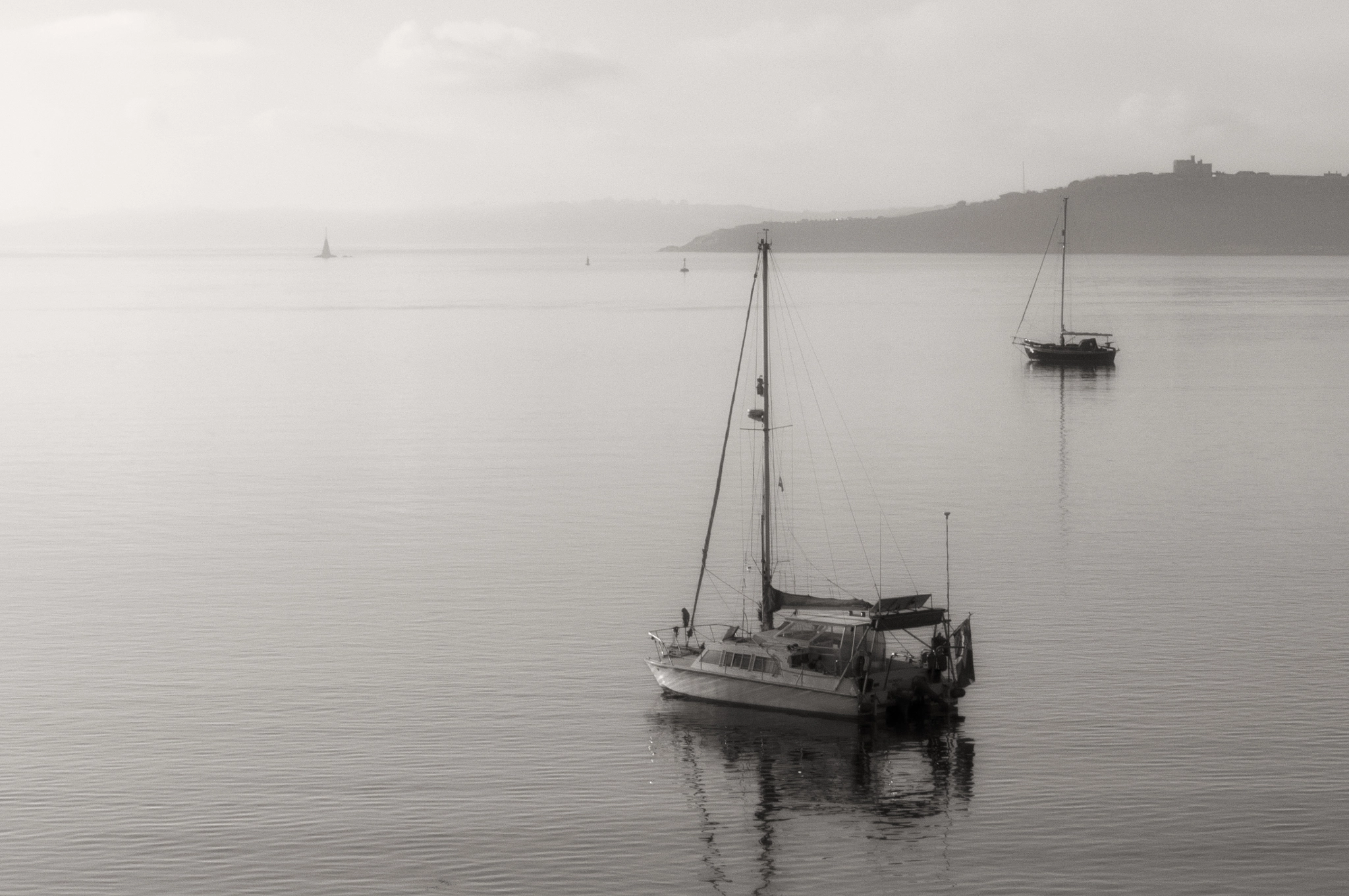 Pentax smc DA 55-300mm F4.0-5.8 ED sample photo. Boats at st mawes photography