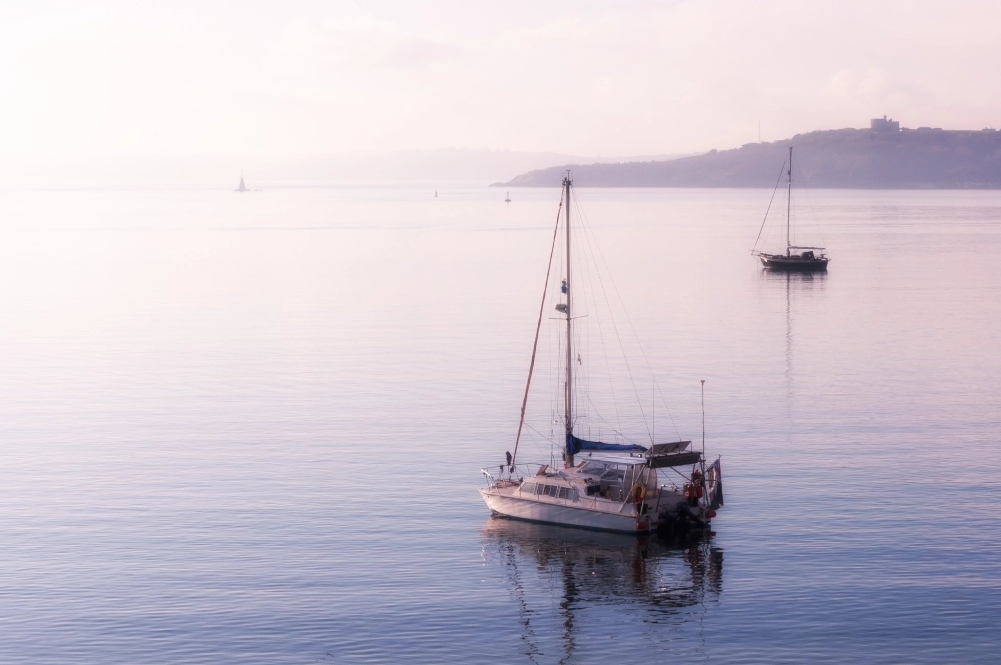 Pentax K-7 sample photo. Boats at st mawes photography