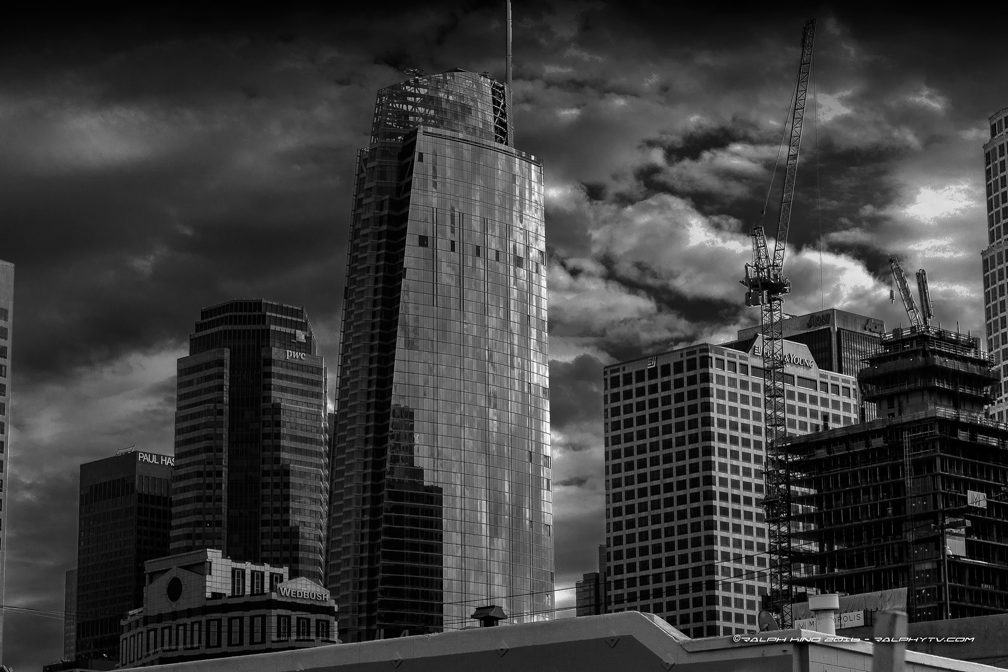 Canon EOS 70D sample photo. Downtown la b&w mg photography