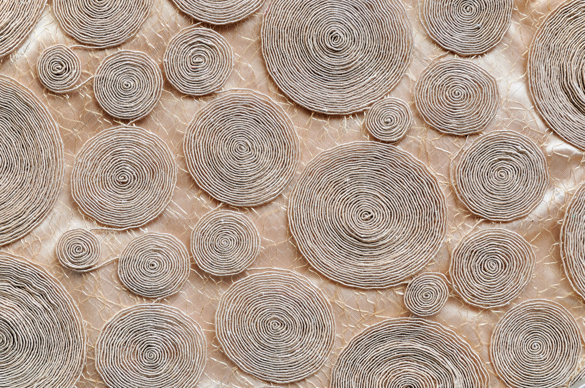 Tamron SP 24-70mm F2.8 Di VC USD sample photo. Rope circles background on cloth photography