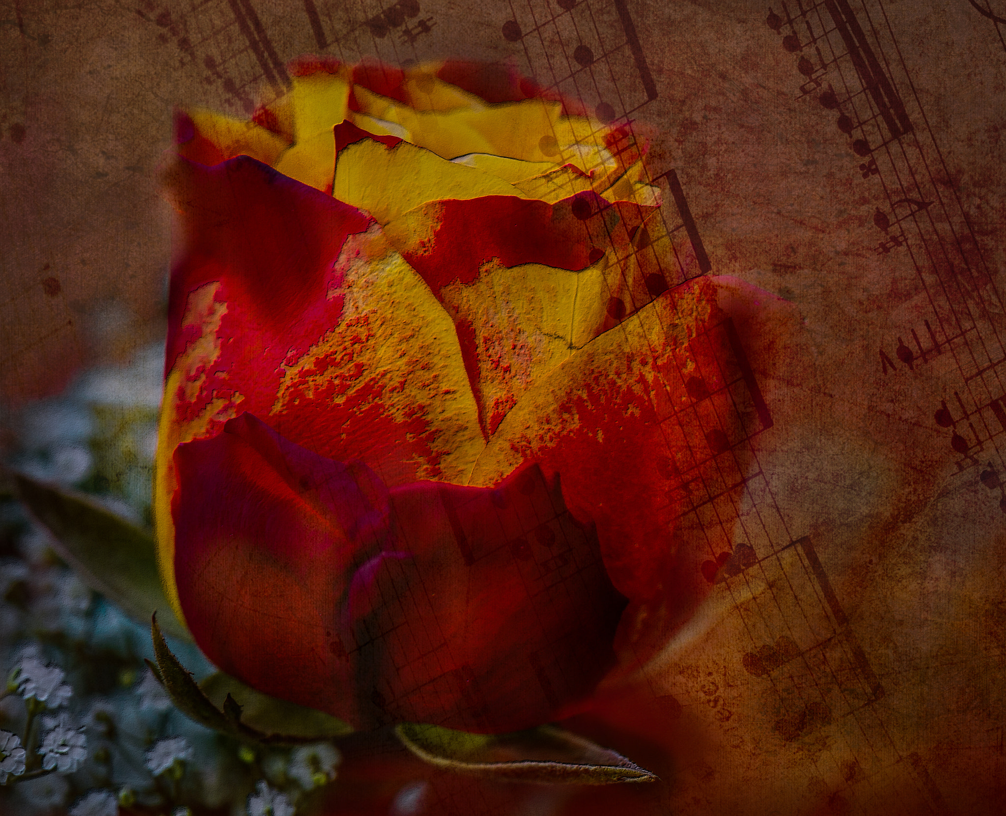 Nikon D4 sample photo. Music rose photography