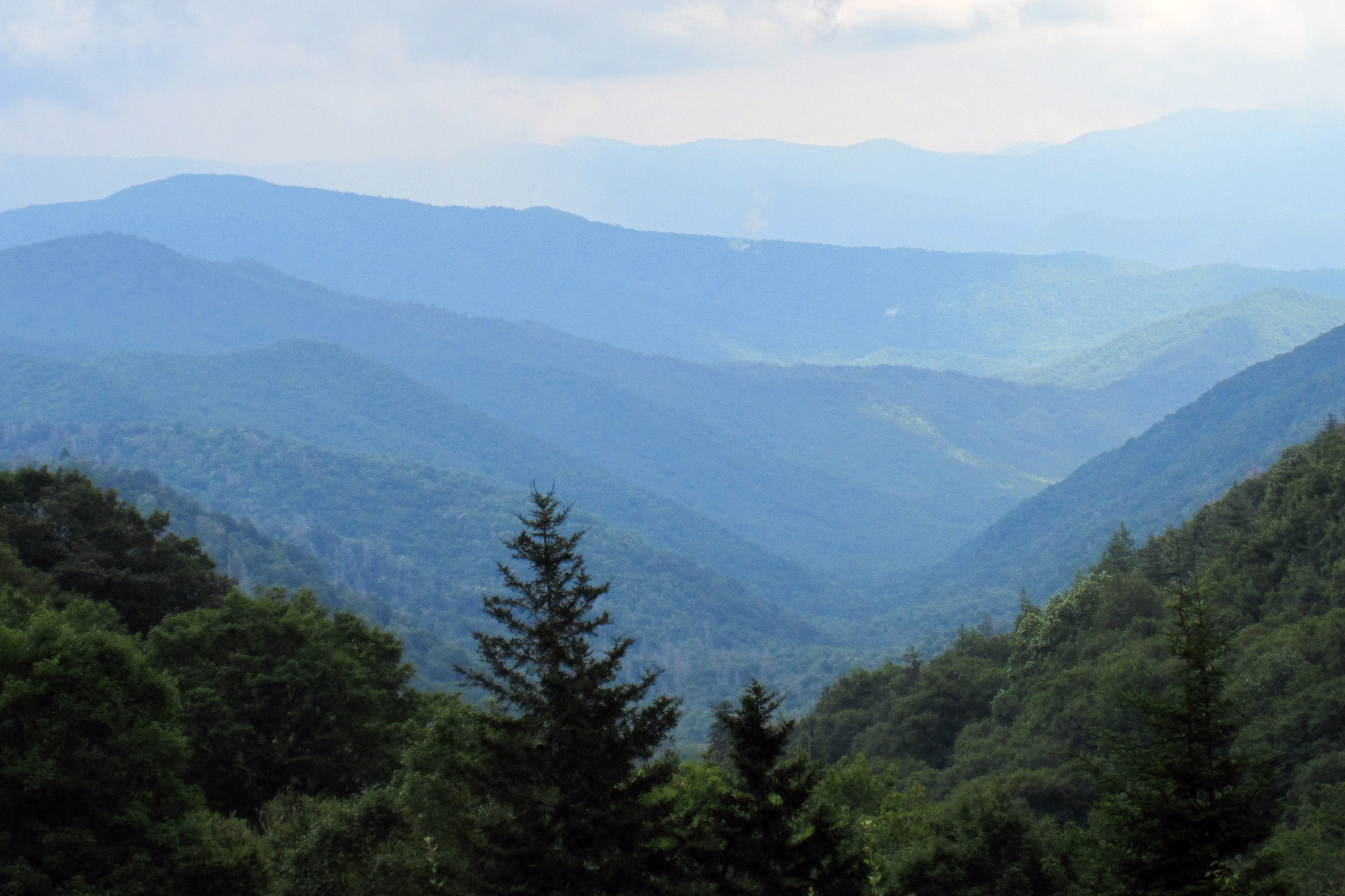 Canon PowerShot SD780 IS (Digital IXUS 100 IS / IXY Digital 210 IS) sample photo. Smokey mountains photography