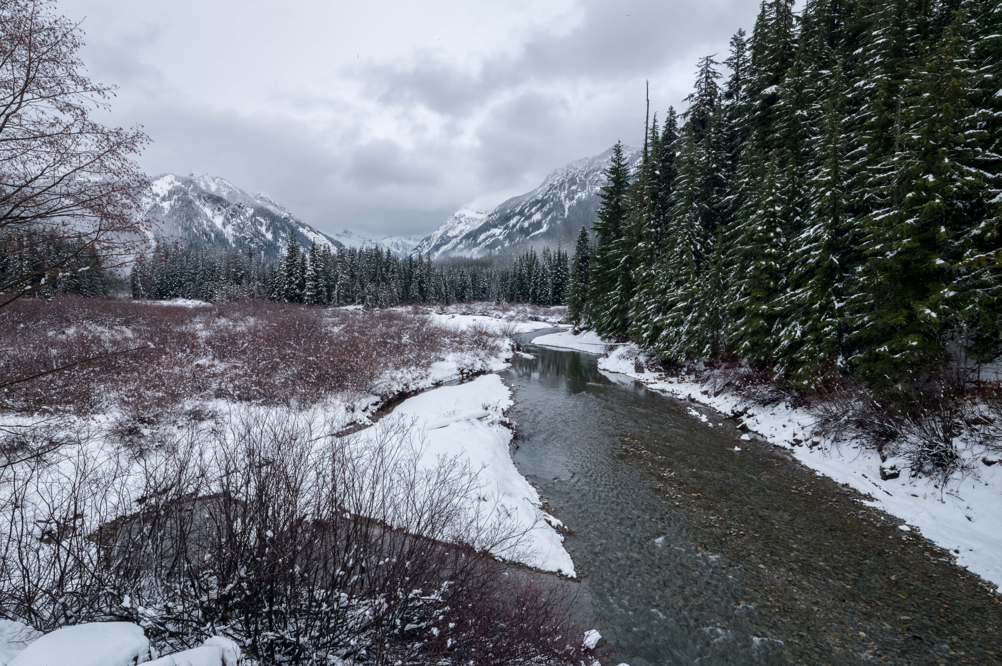 Leica S (TYP 006) sample photo. Snoqualmie in snow photography
