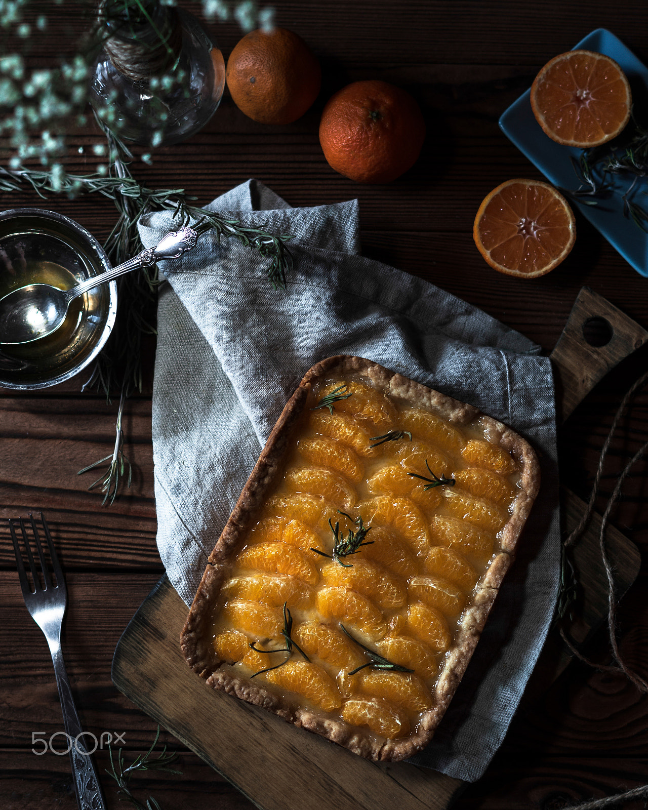 Pentax K-30 sample photo. Tangerine tart photography