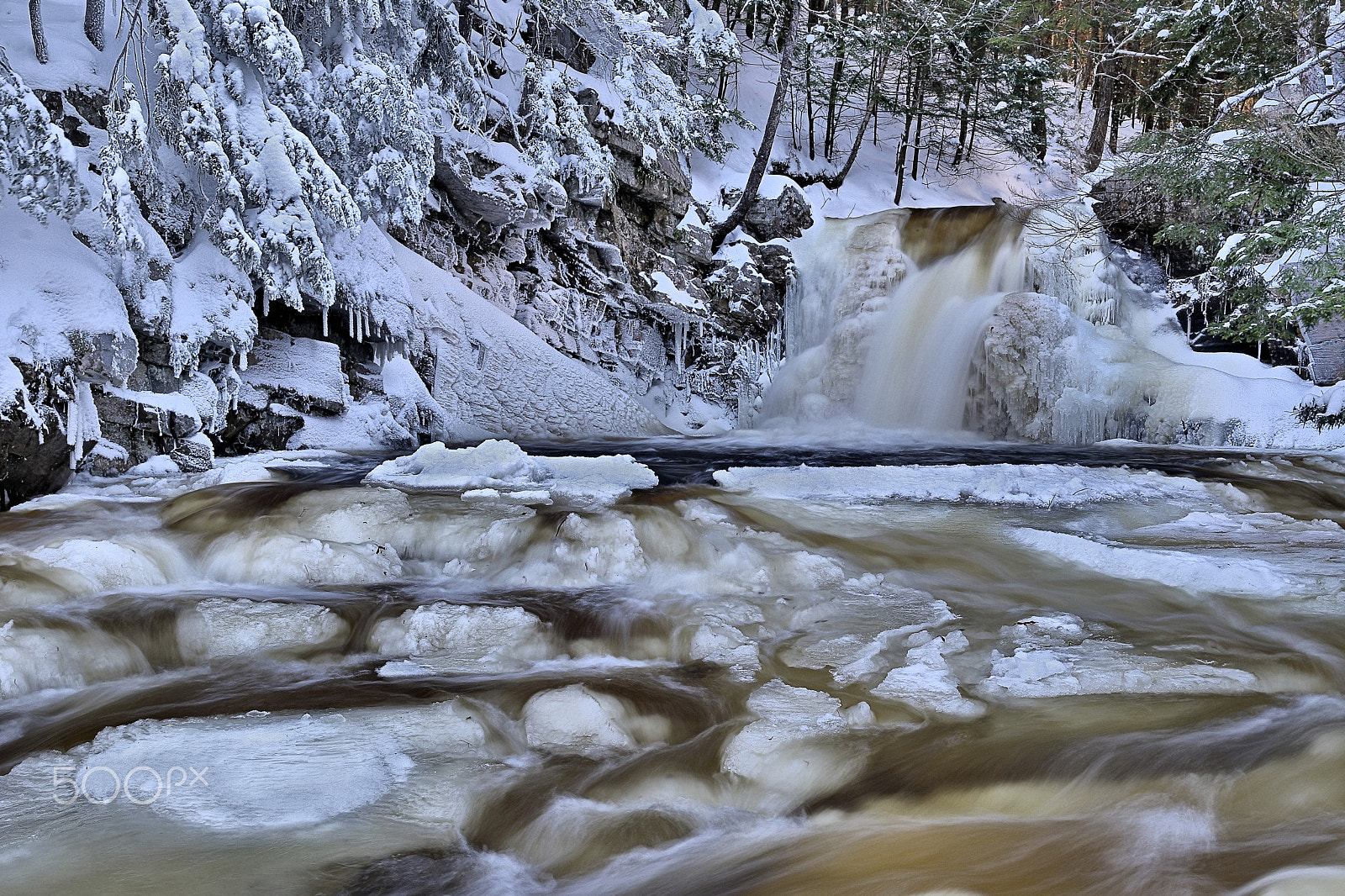 Canon EF 24-105mm F3.5-5.6 IS STM sample photo. Ettinger falls and maple brook photography