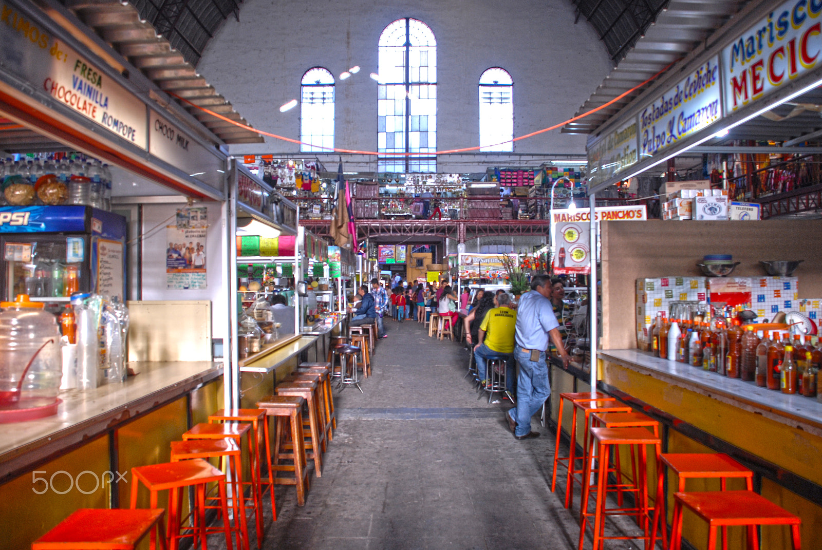 Nikon D200 sample photo. Guanajuato market photography