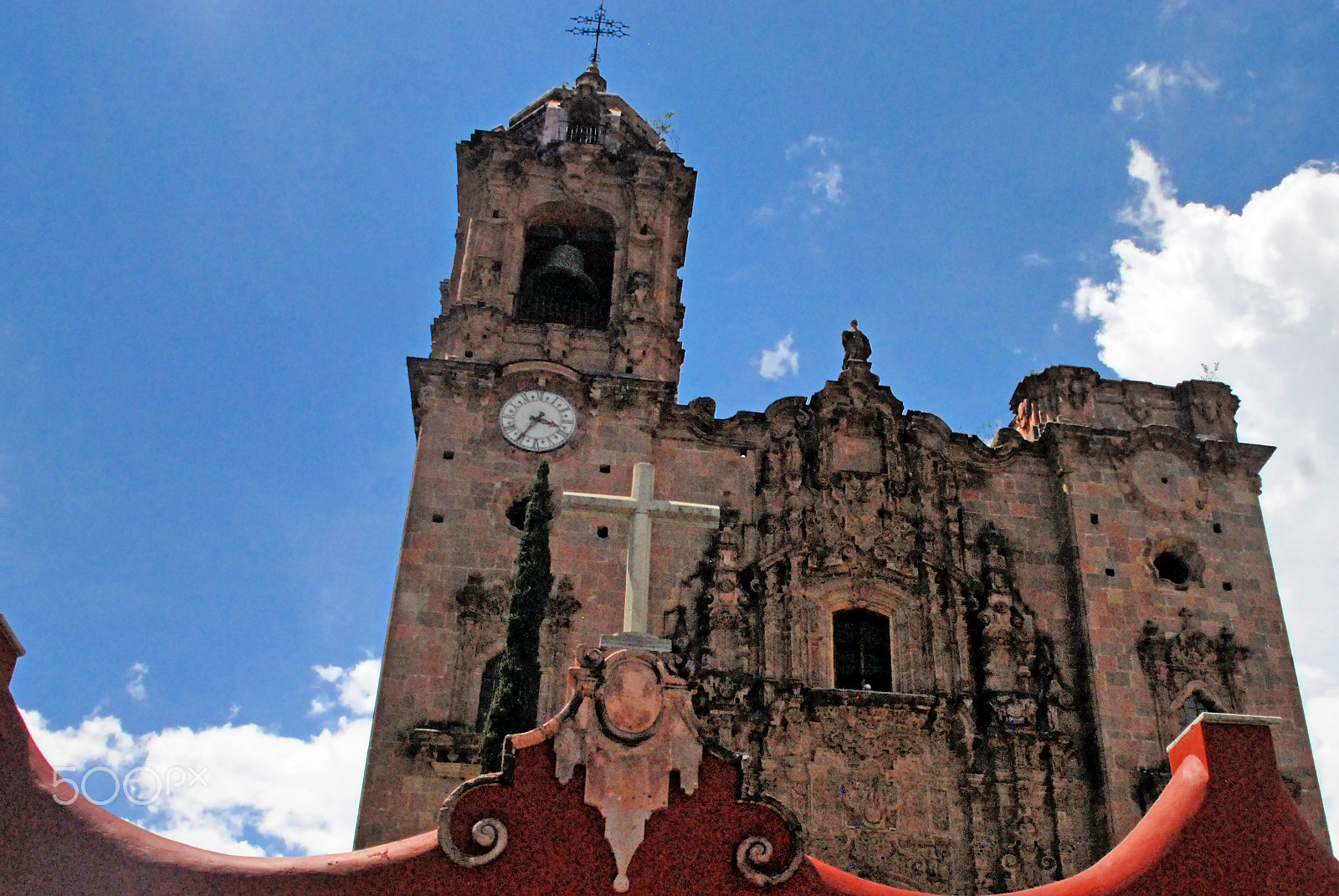 Nikon D200 sample photo. Church in guanajuato photography