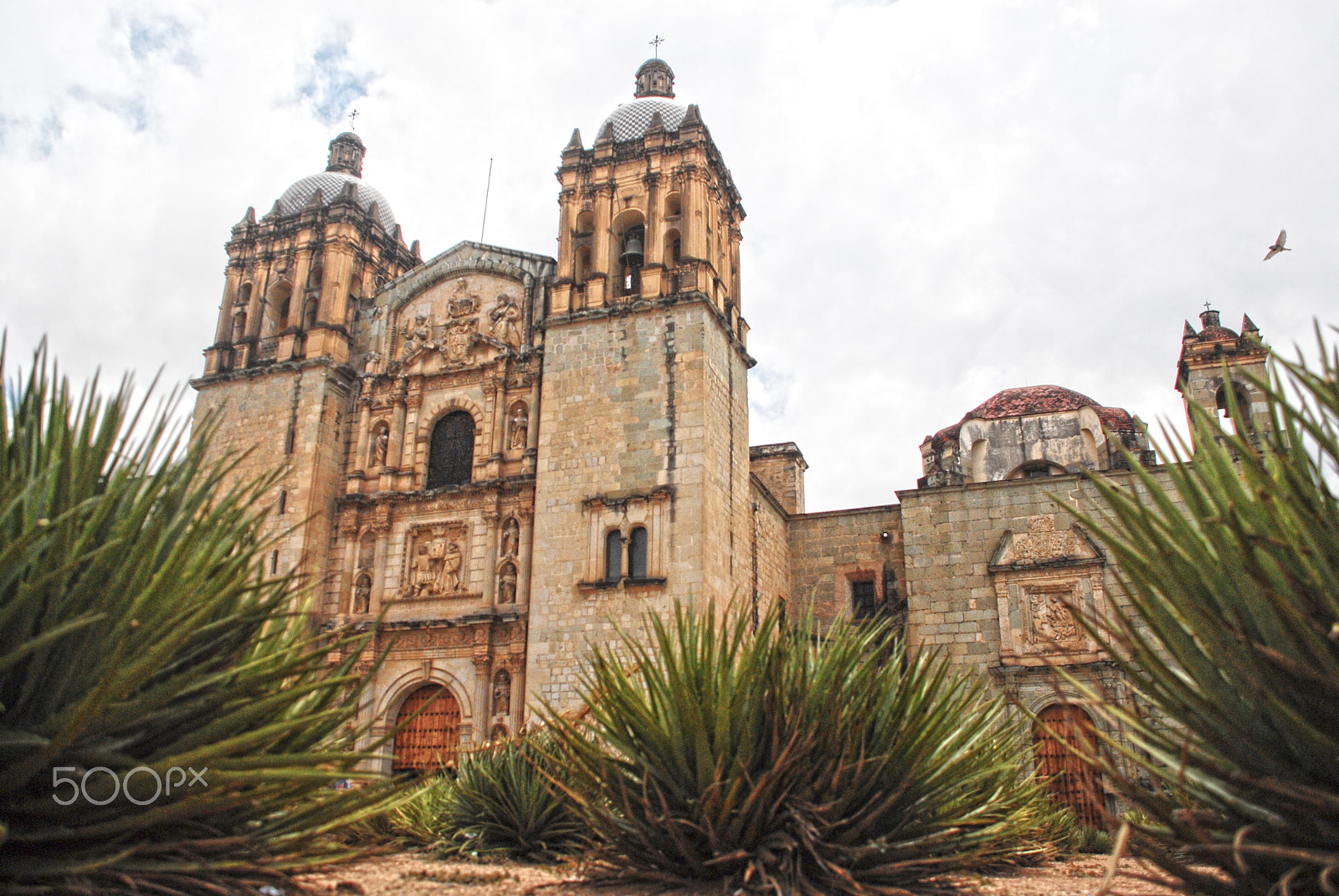 Nikon D200 sample photo. Oaxaca church photography