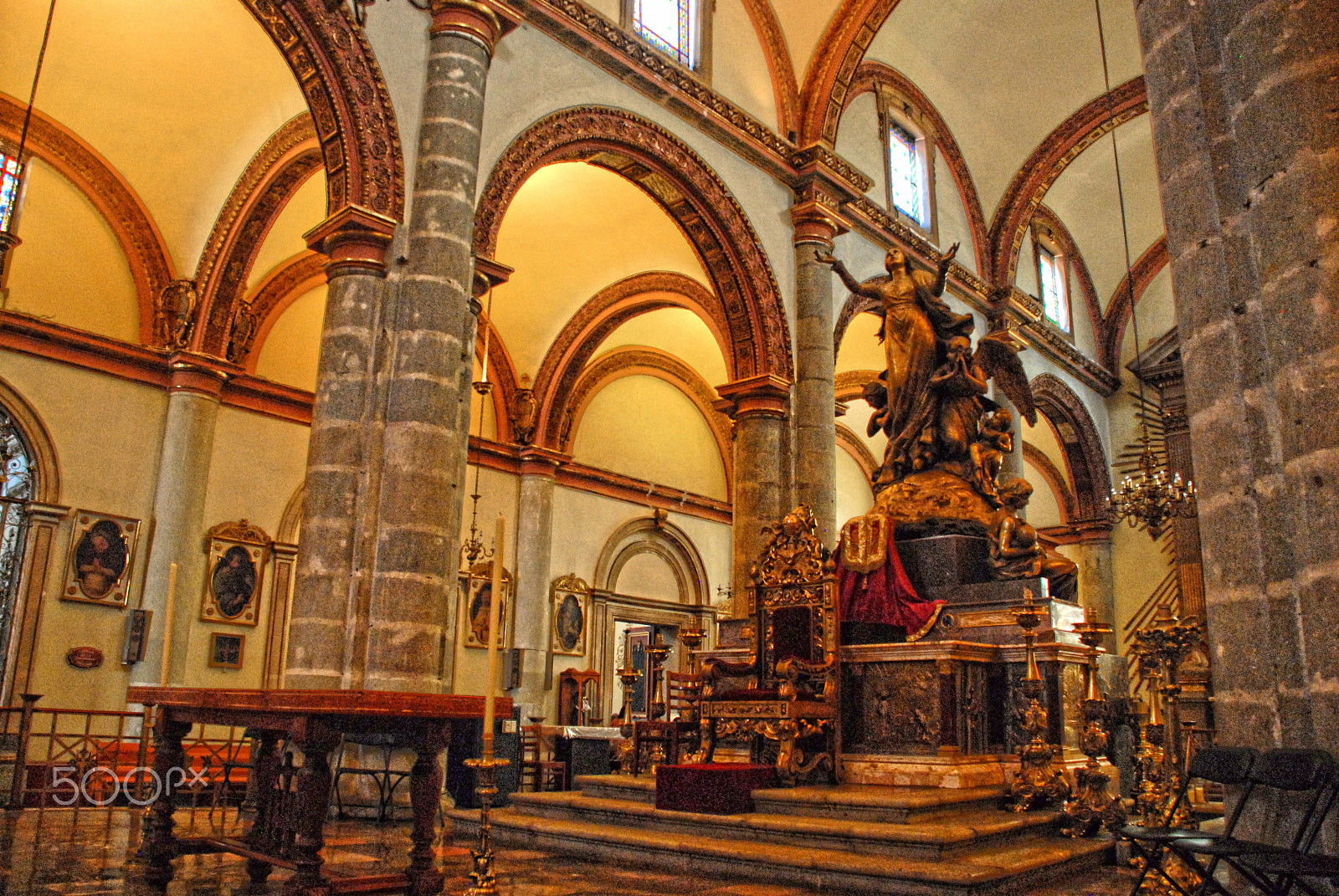 Nikon D200 sample photo. Oaxaca church photography