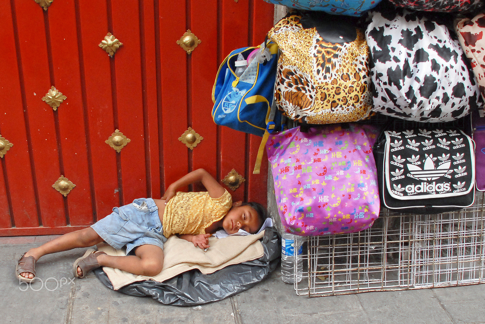 Nikon D200 sample photo. Poverty in mexico photography