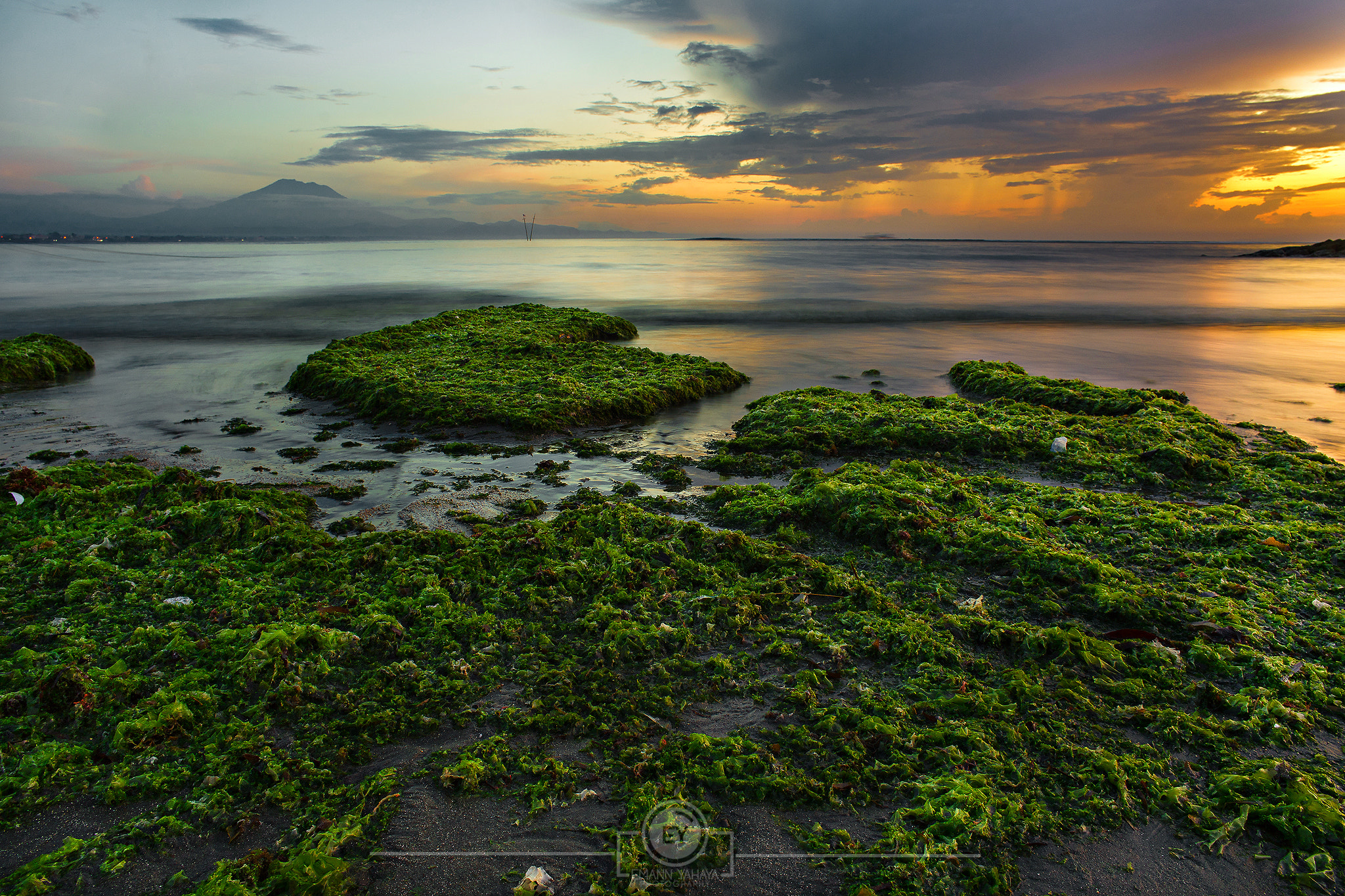 Sony Alpha DSLR-A850 sample photo. "sunrise at sanur, bali, indonesia" photography