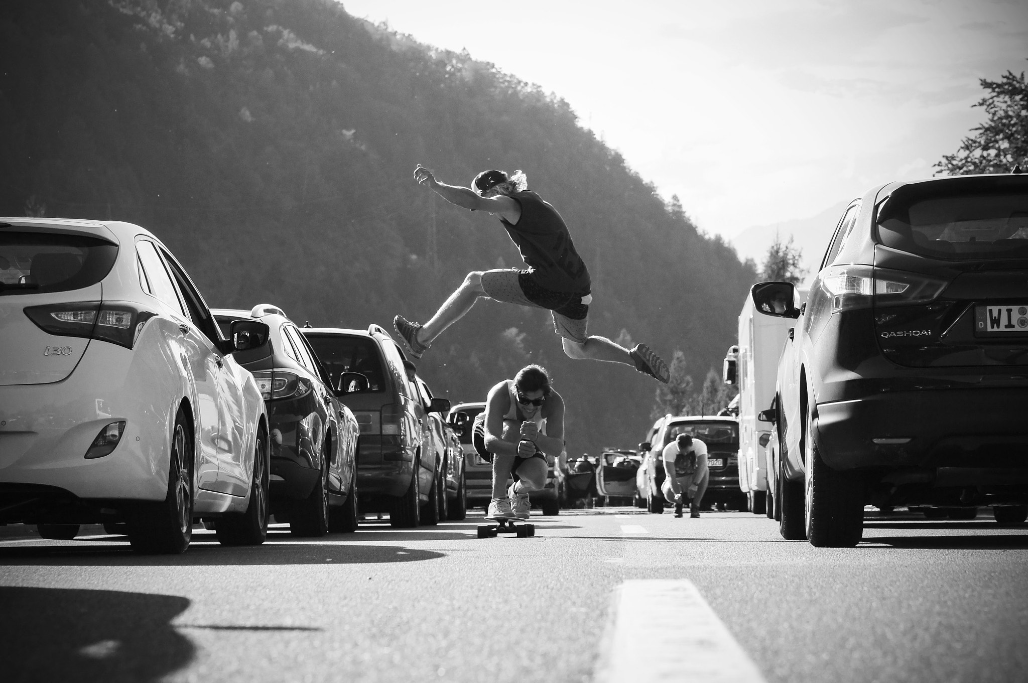 Sony SLT-A55 (SLT-A55V) sample photo. !!! traffic jam - action !!! photography