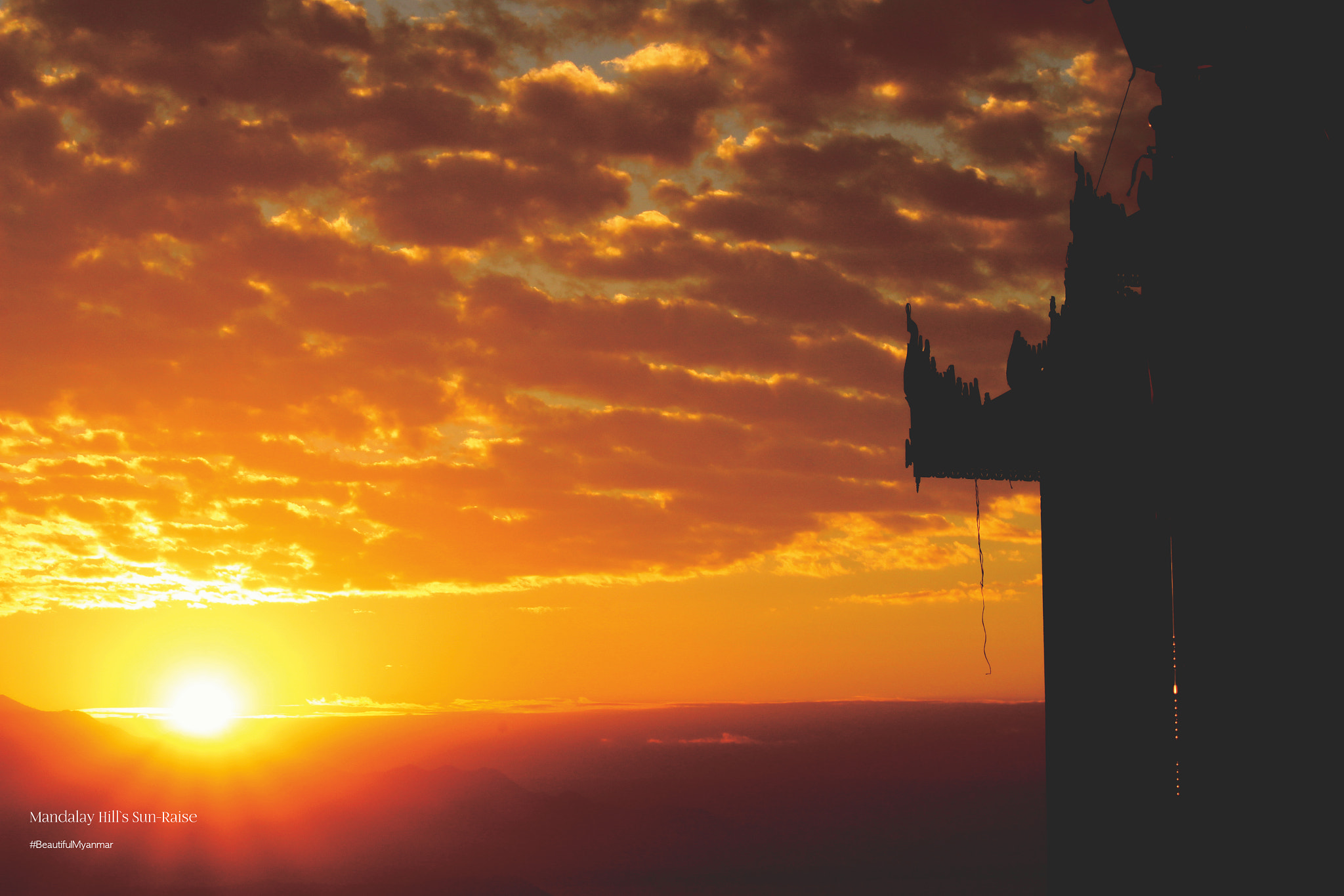 Canon EOS 100D (EOS Rebel SL1 / EOS Kiss X7) sample photo. Mandalay hill`s sunrise photography