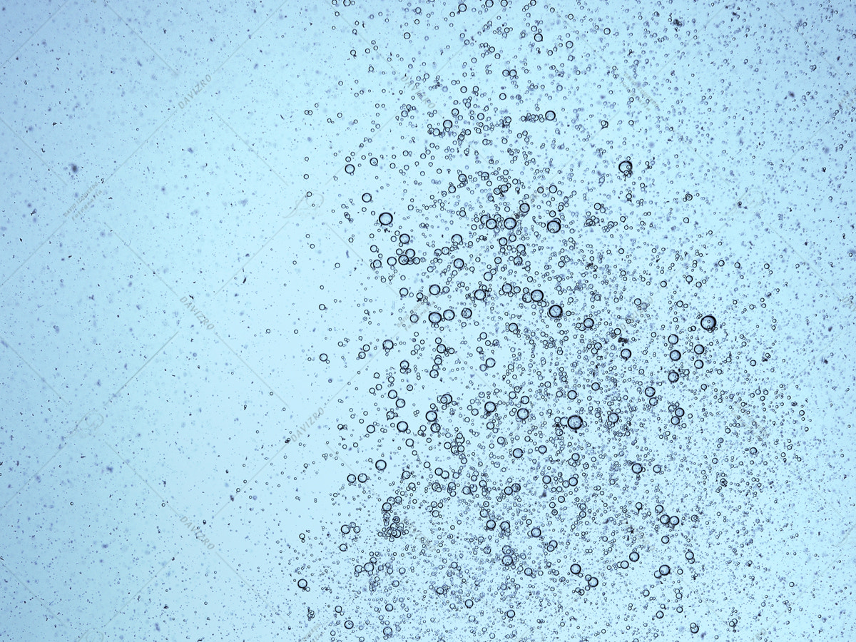Tamron SP 24-70mm F2.8 Di VC USD sample photo. Bubbles in blue liquid photography