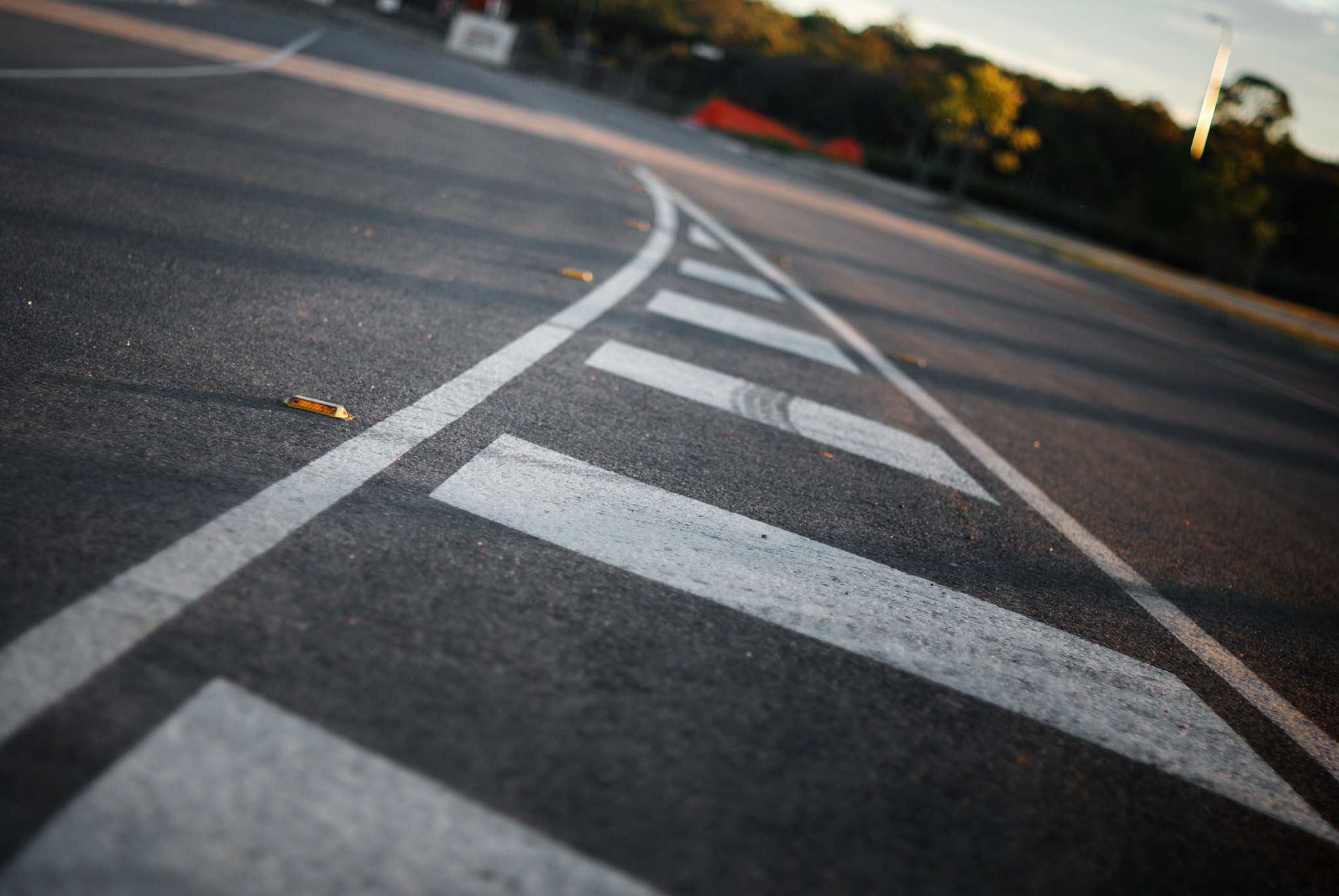 Nikon D60 + Nikon AF-S Nikkor 50mm F1.4G sample photo. Road line marking photography