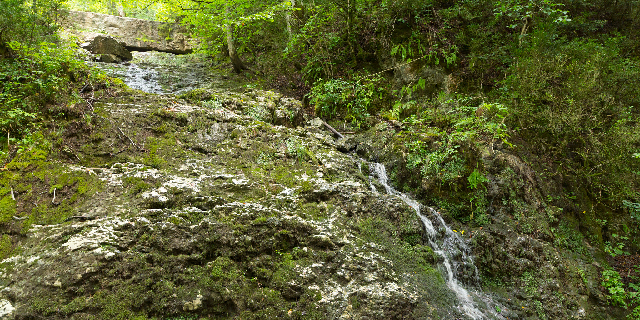 Sigma 10-20mm F4-5.6 EX DC HSM sample photo. A rocky waterfall photography