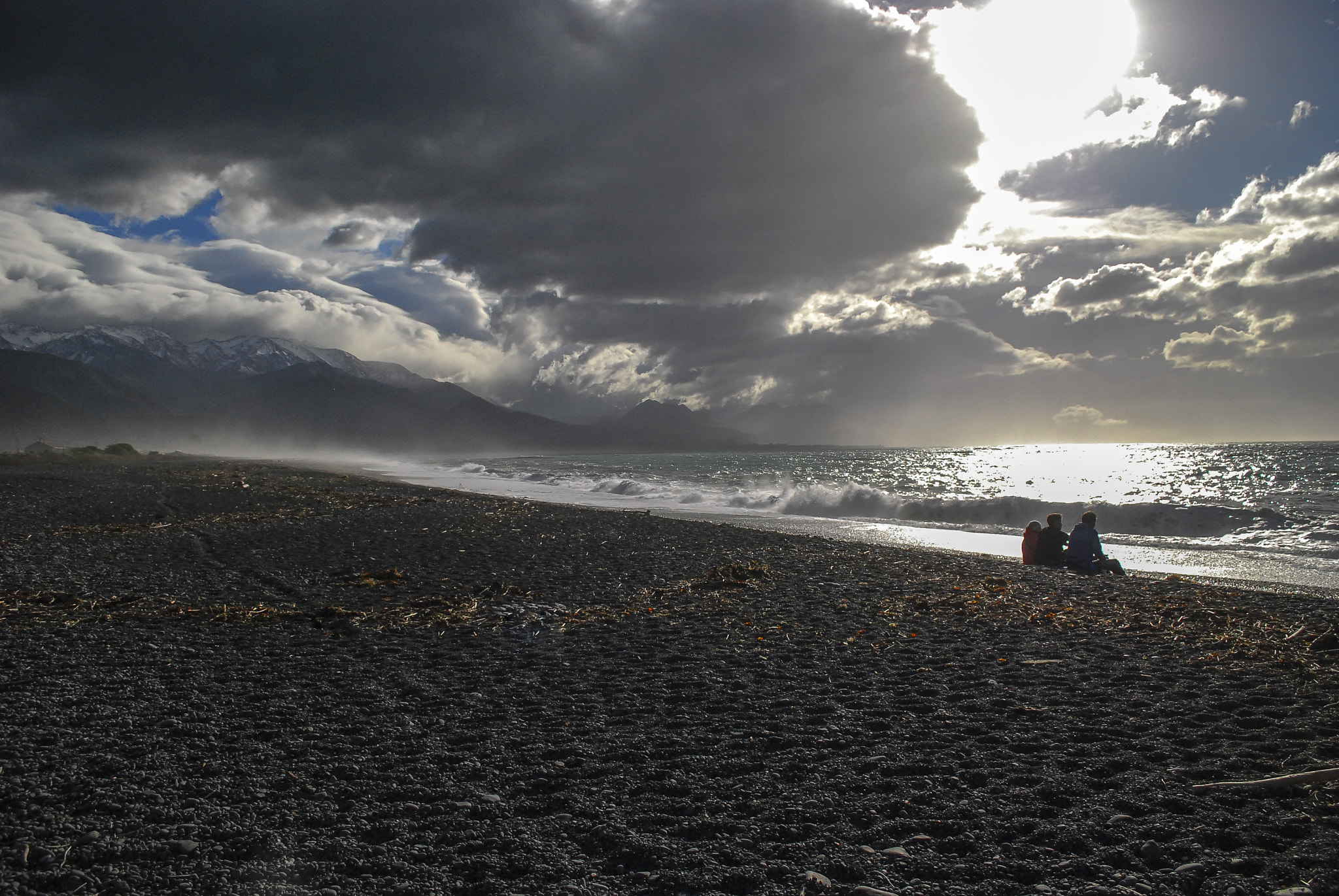 Nikon D40X sample photo. Black beach photography
