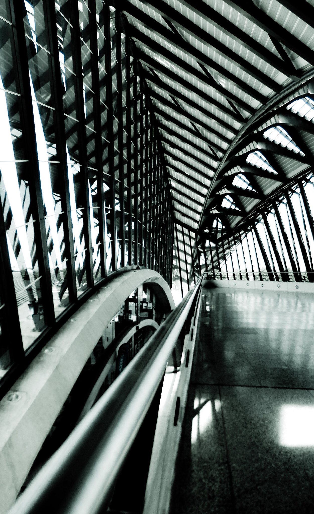 Olympus SZ-31MR sample photo. Tgv station saint exupéry, lyon photography