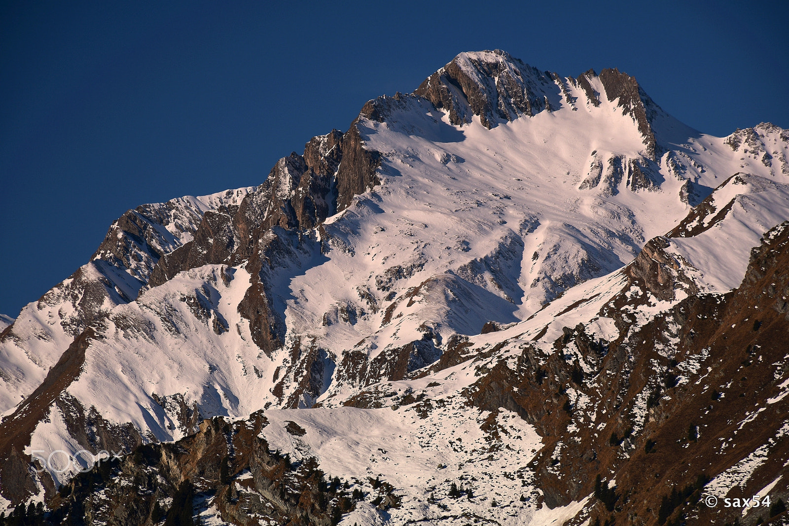 Nikon D500 sample photo. Piz lunghin versante sud photography