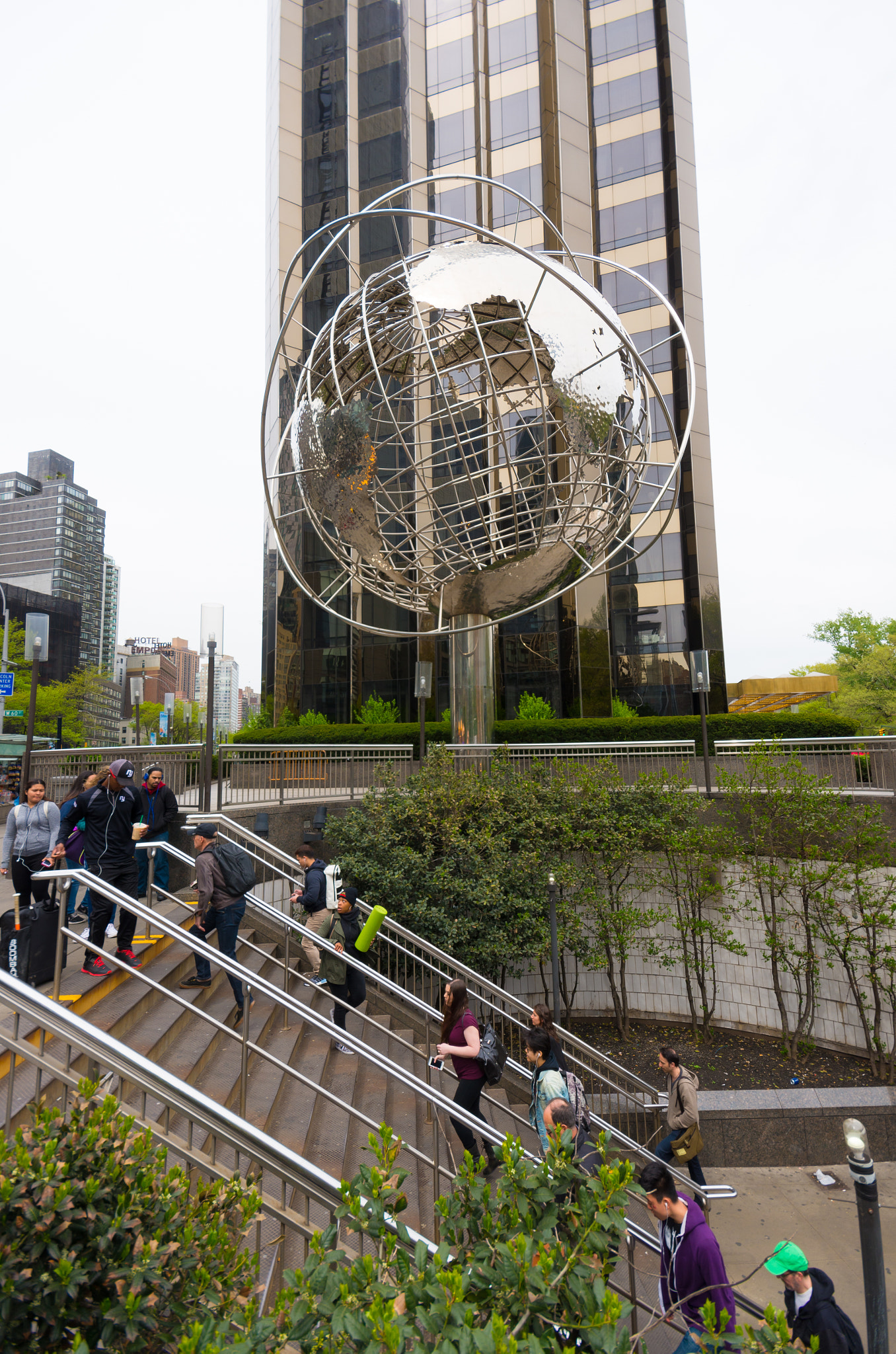 Pentax K-5 IIs sample photo. Columbus circle new york photography