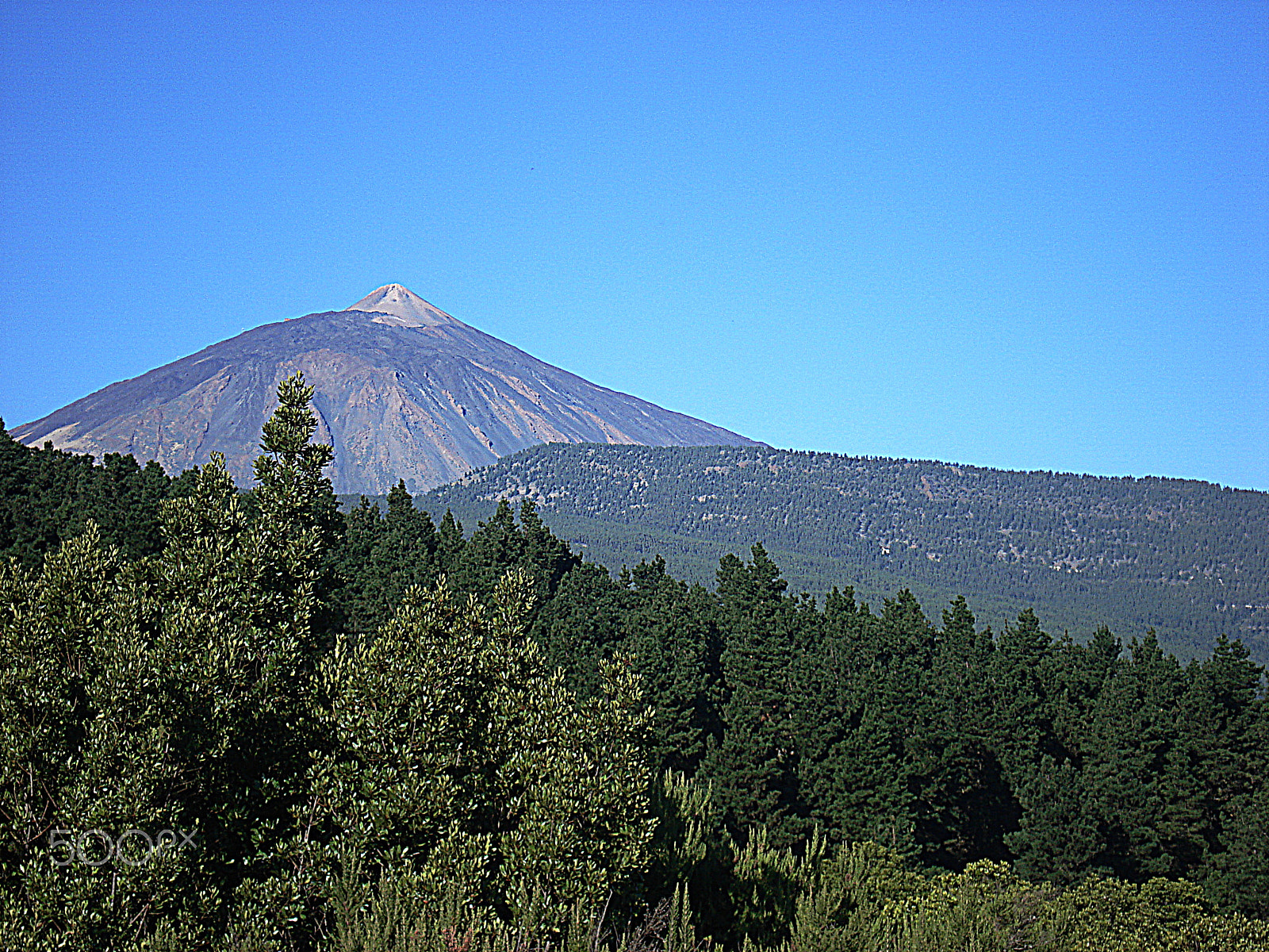 Sony DSC-W40 sample photo. El teide de lluny photography