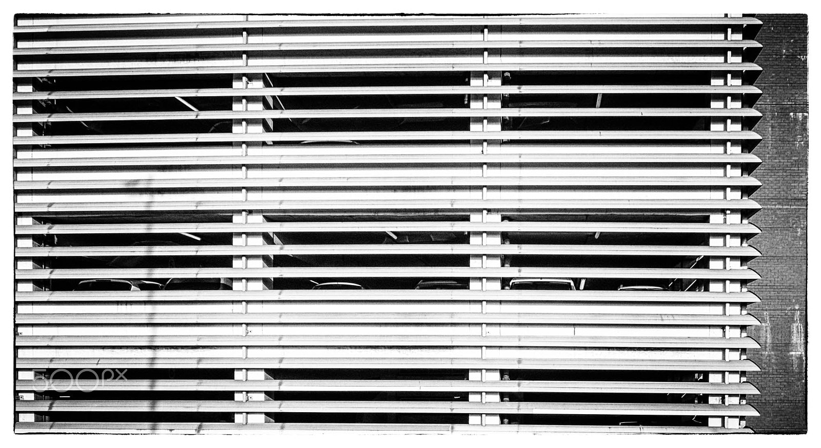 Olympus OM-D E-M5 sample photo. Car park abstract photography