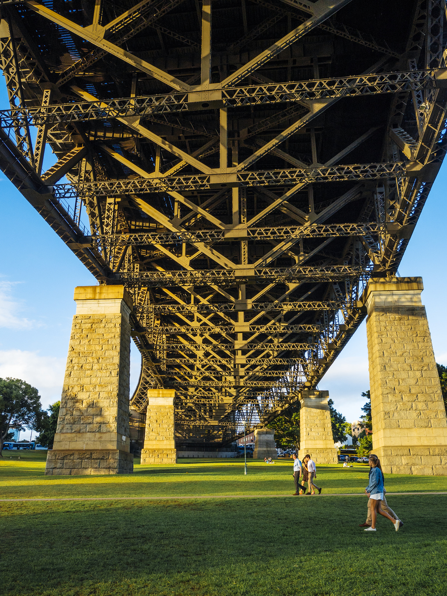 LEICA DG SUMMILUX 15/F1.7 sample photo. Golden hour under the bridge photography