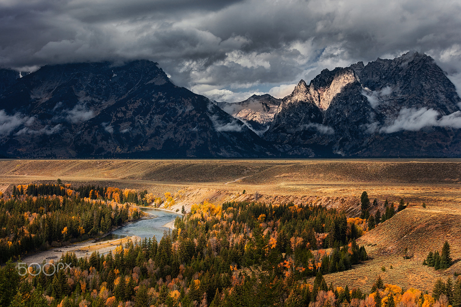 Canon EOS 5DS + Canon EF 70-200mm F4L IS USM sample photo. Autumn arrives teton photography