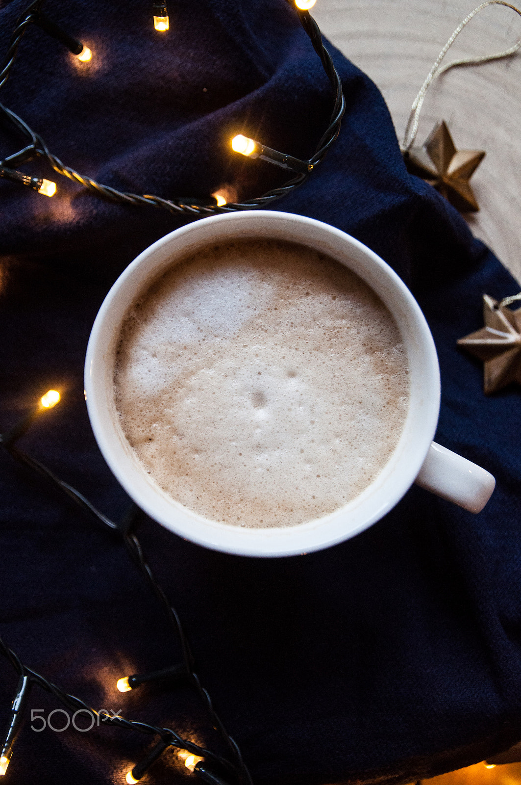 Nikon D5000 sample photo. Winter coffee time photography