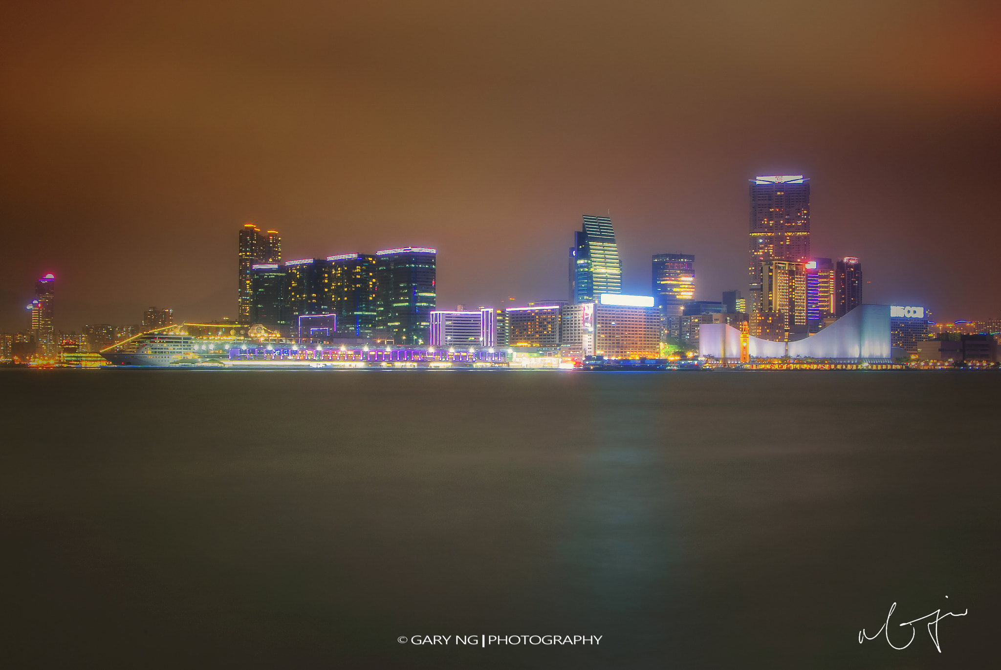 Nikon D80 sample photo. Hong kong victoria harbour photography