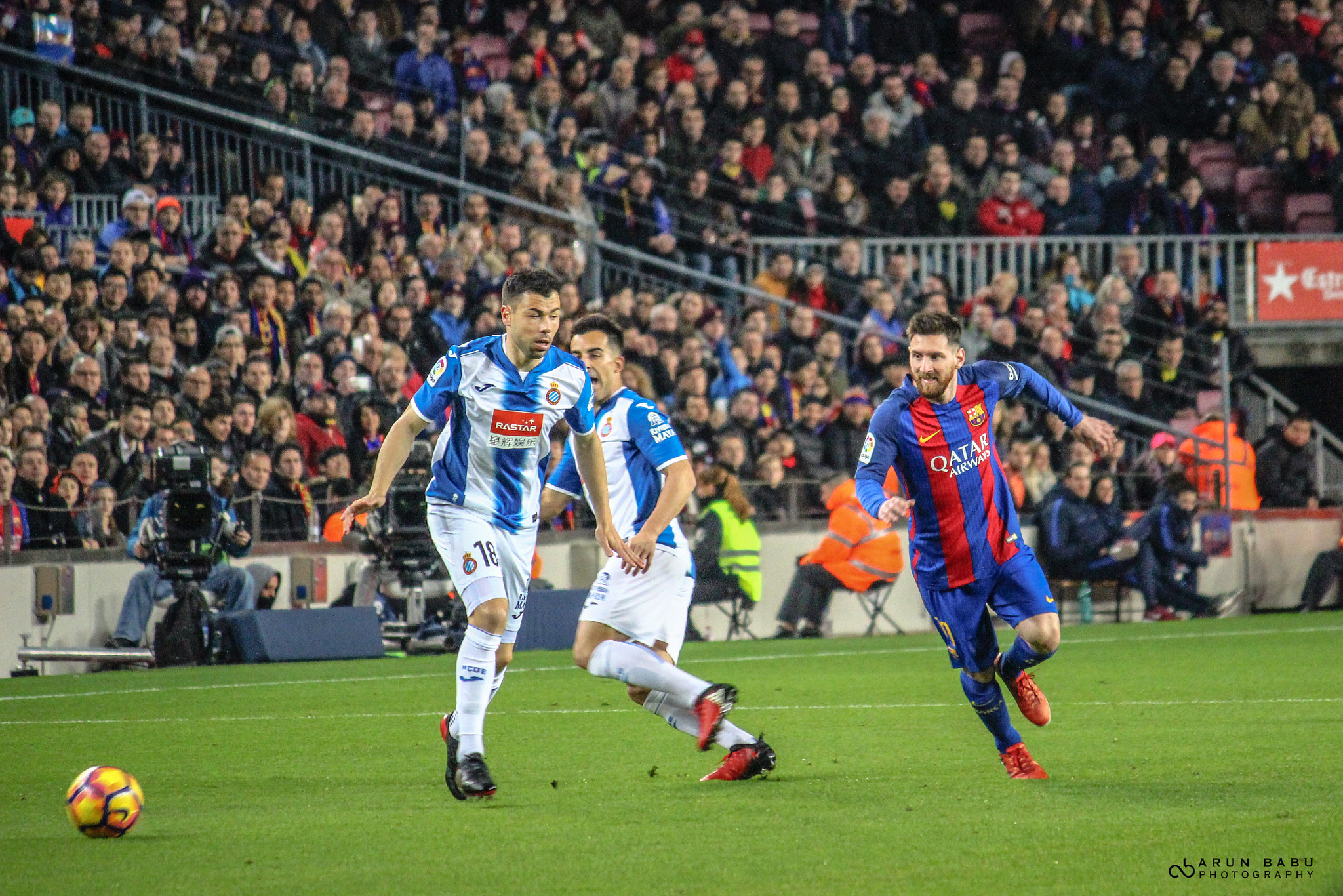 Dribbling past!
