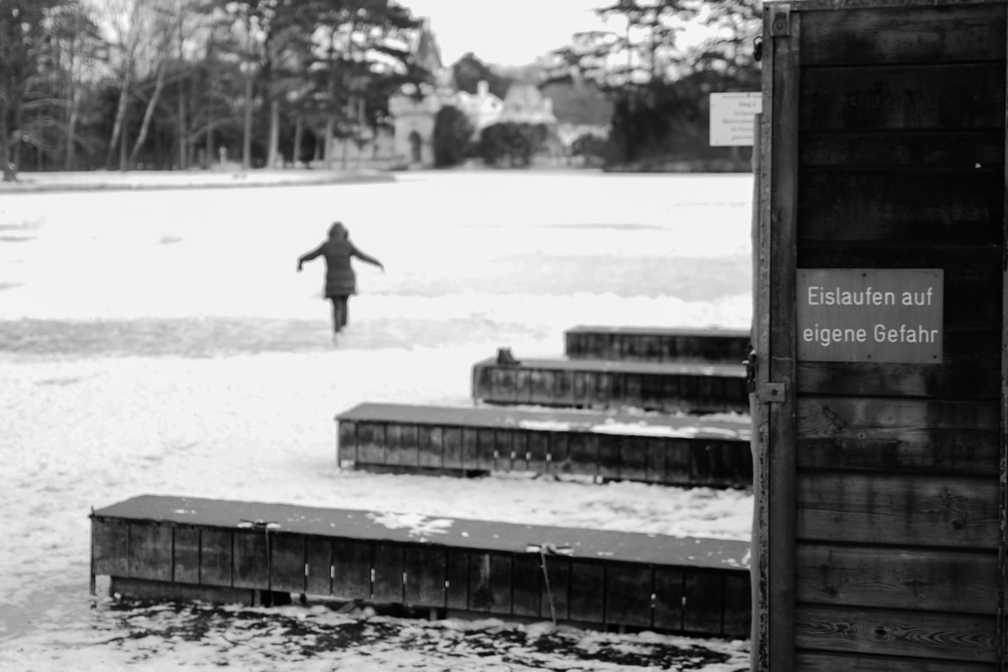 Panasonic Lumix DMC-L1 + Panasonic Leica D Summilux Asph 25mm F1.4 sample photo. Laxenburg in black&white_5 photography