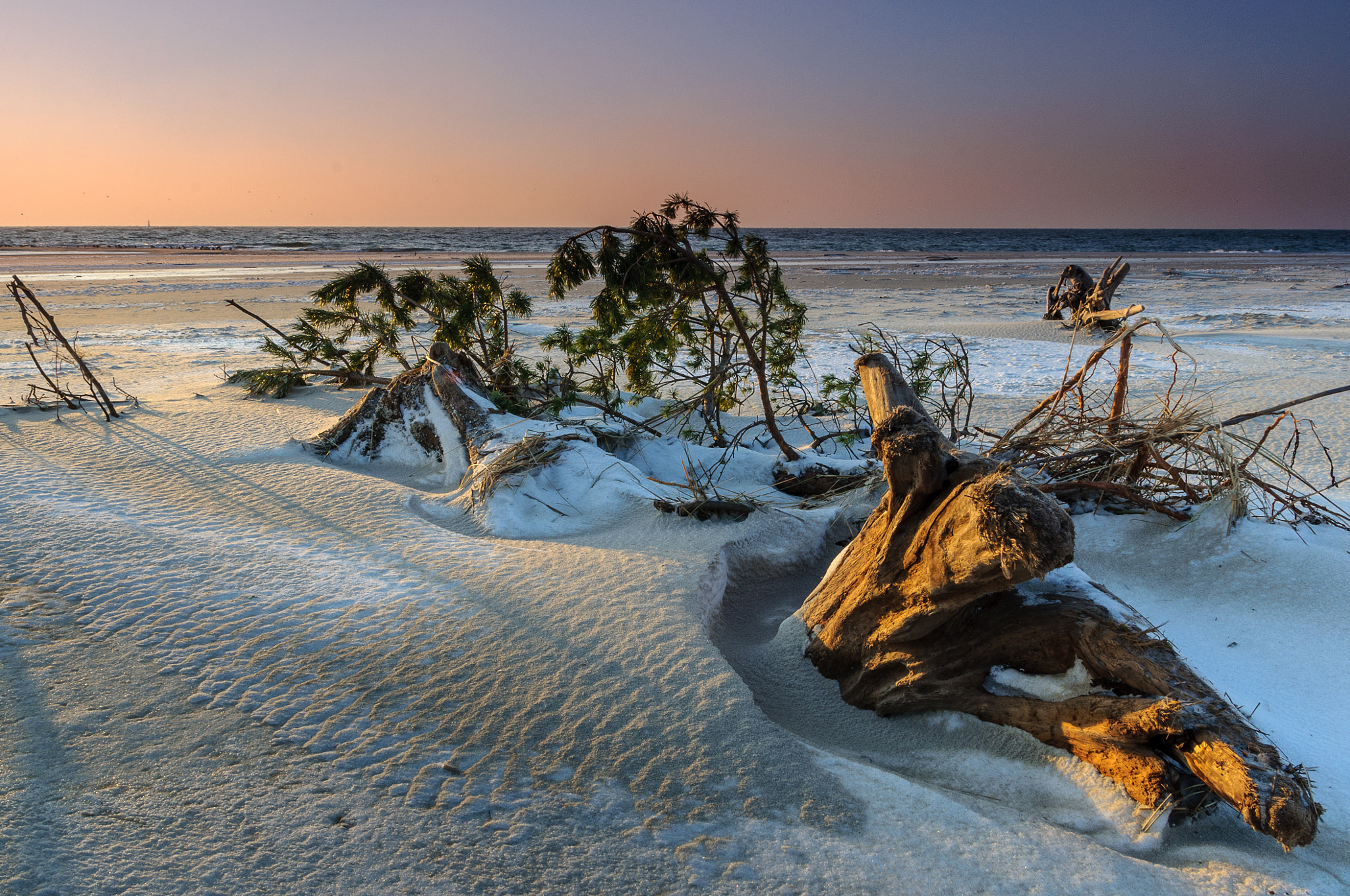 Sigma 17-50mm F2.8 EX DC OS HSM sample photo. Winter sunset photography