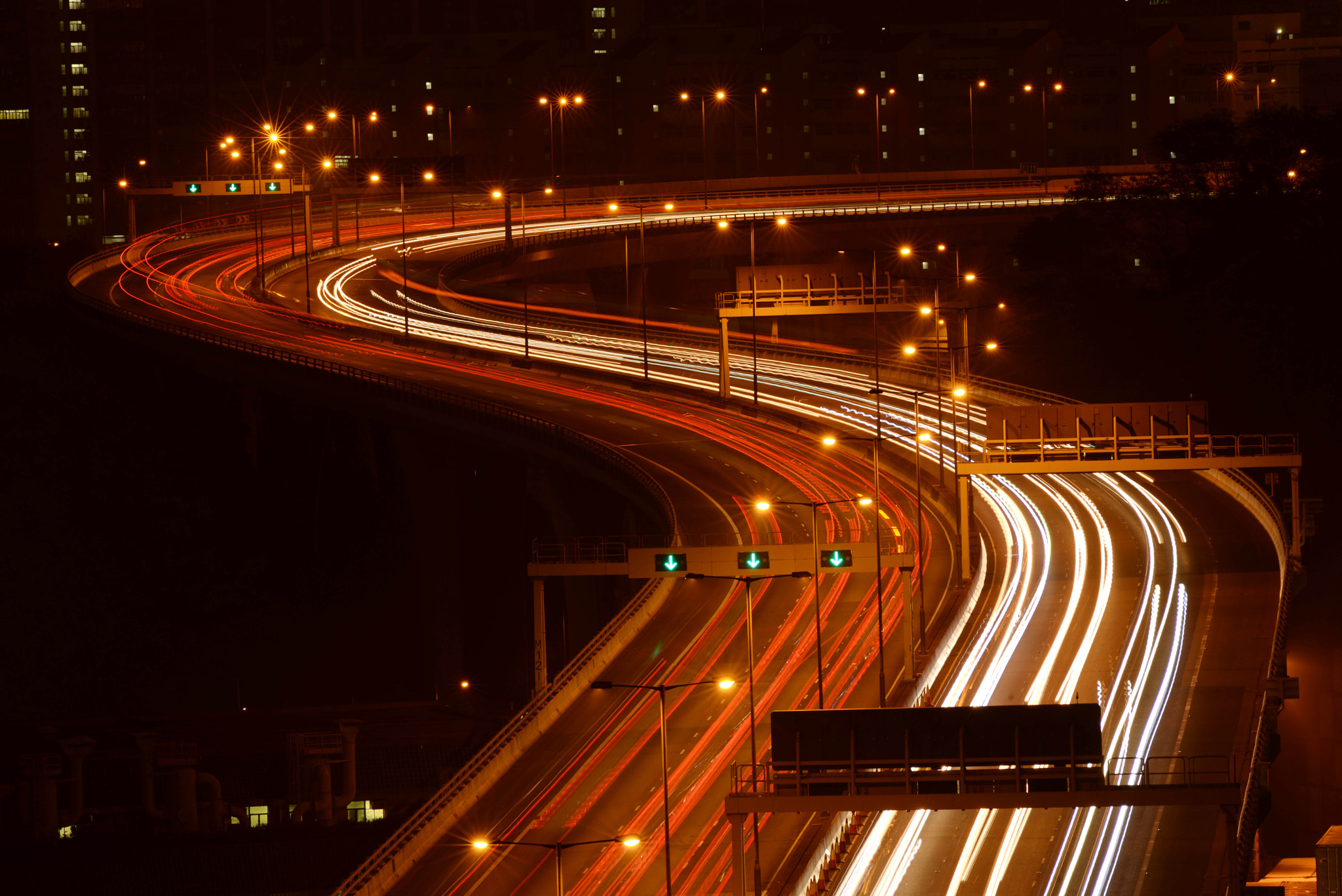 Nikon D610 + AF Nikkor 300mm f/4 IF-ED sample photo. Bridge capture at night photography