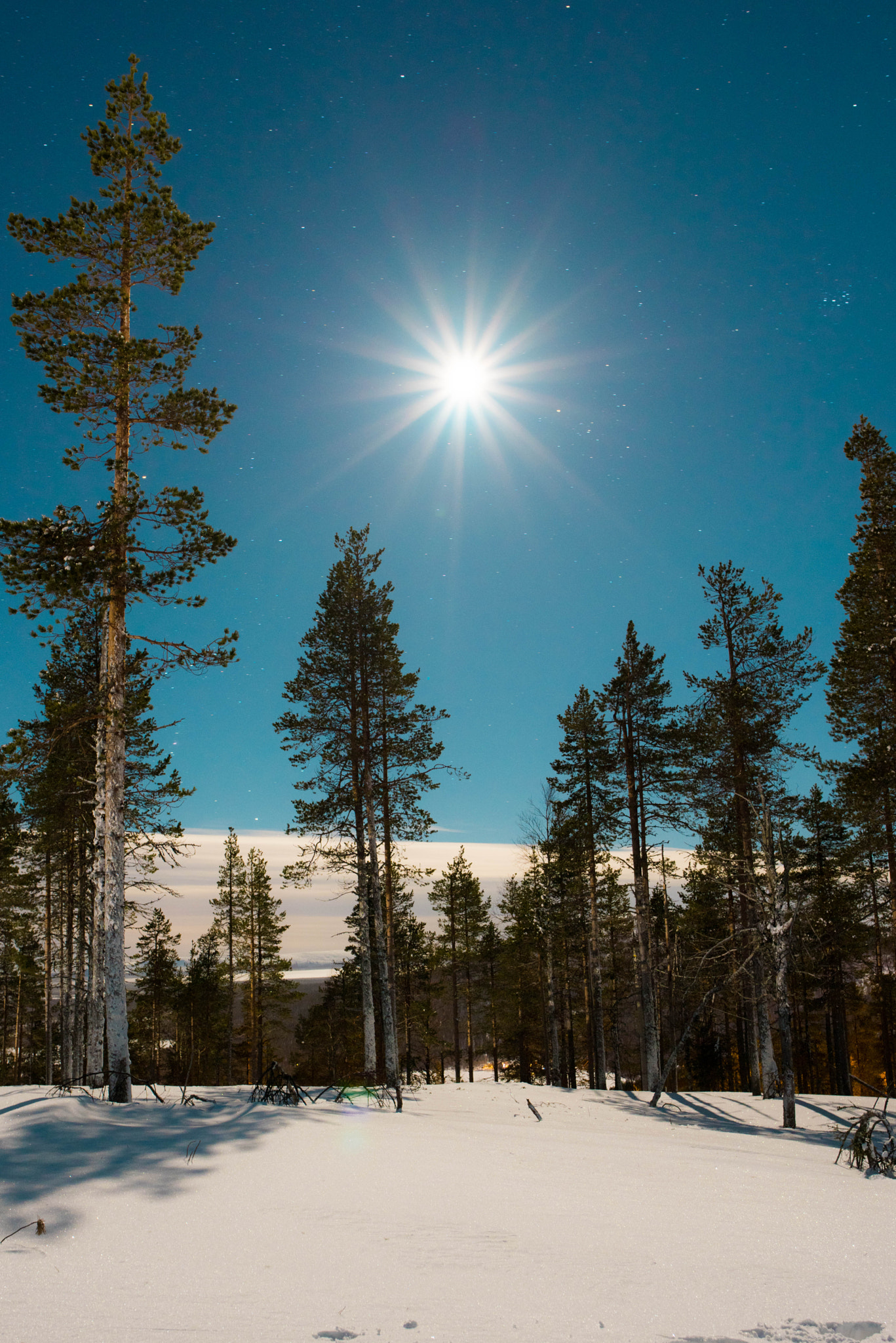 Nikon D810 + Nikon AF-S Nikkor 24mm F1.8G ED sample photo. Moon photography