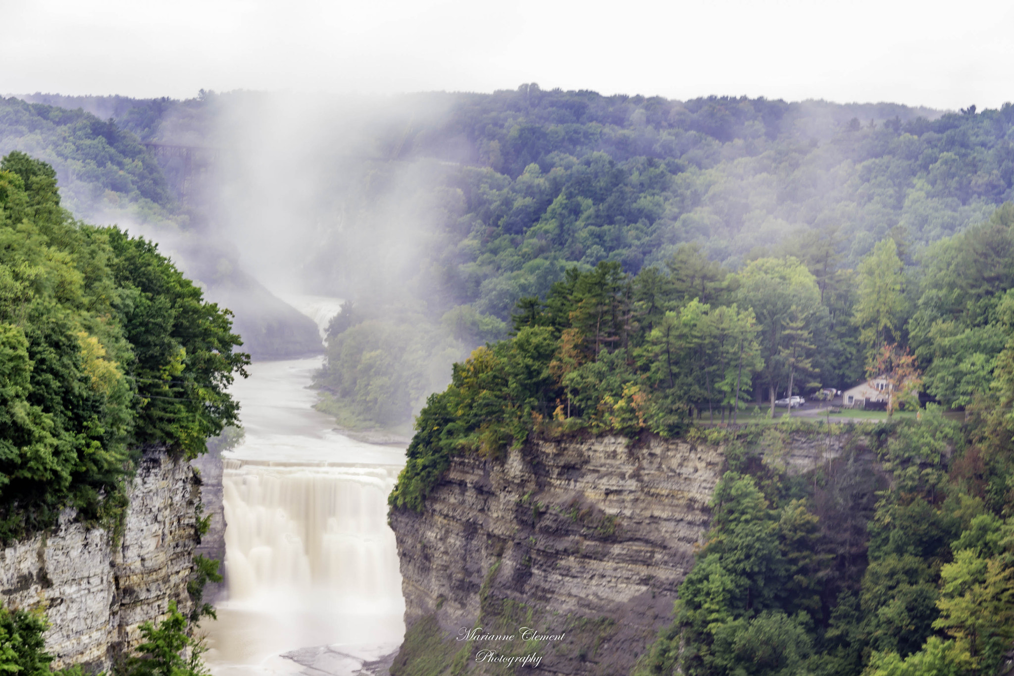 Canon EF-S 17-85mm F4-5.6 IS USM sample photo. Letchworth state park middle falls photography